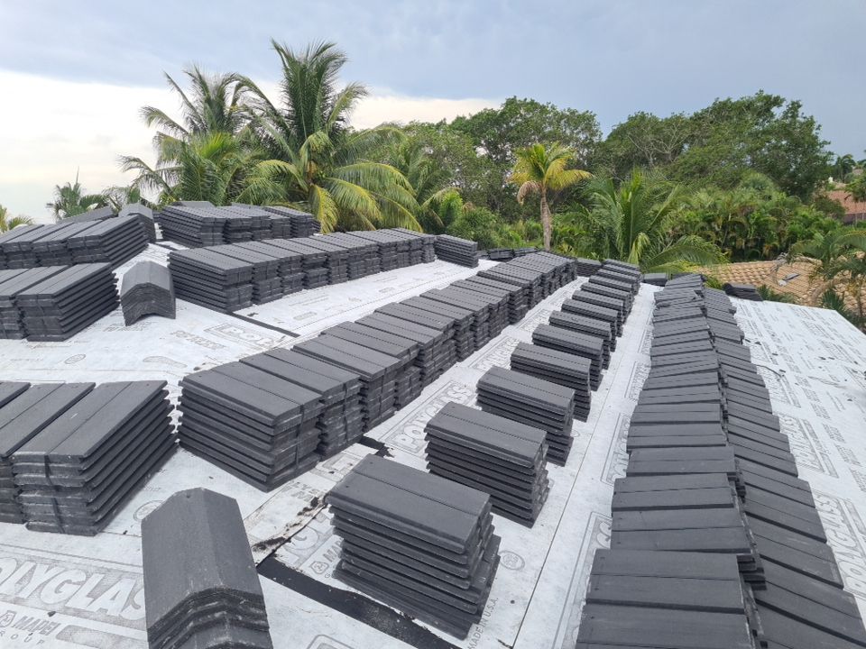 Residential Roofing Installation using Eagle Roofing Tile by BLUES BROTHERS ROOFING