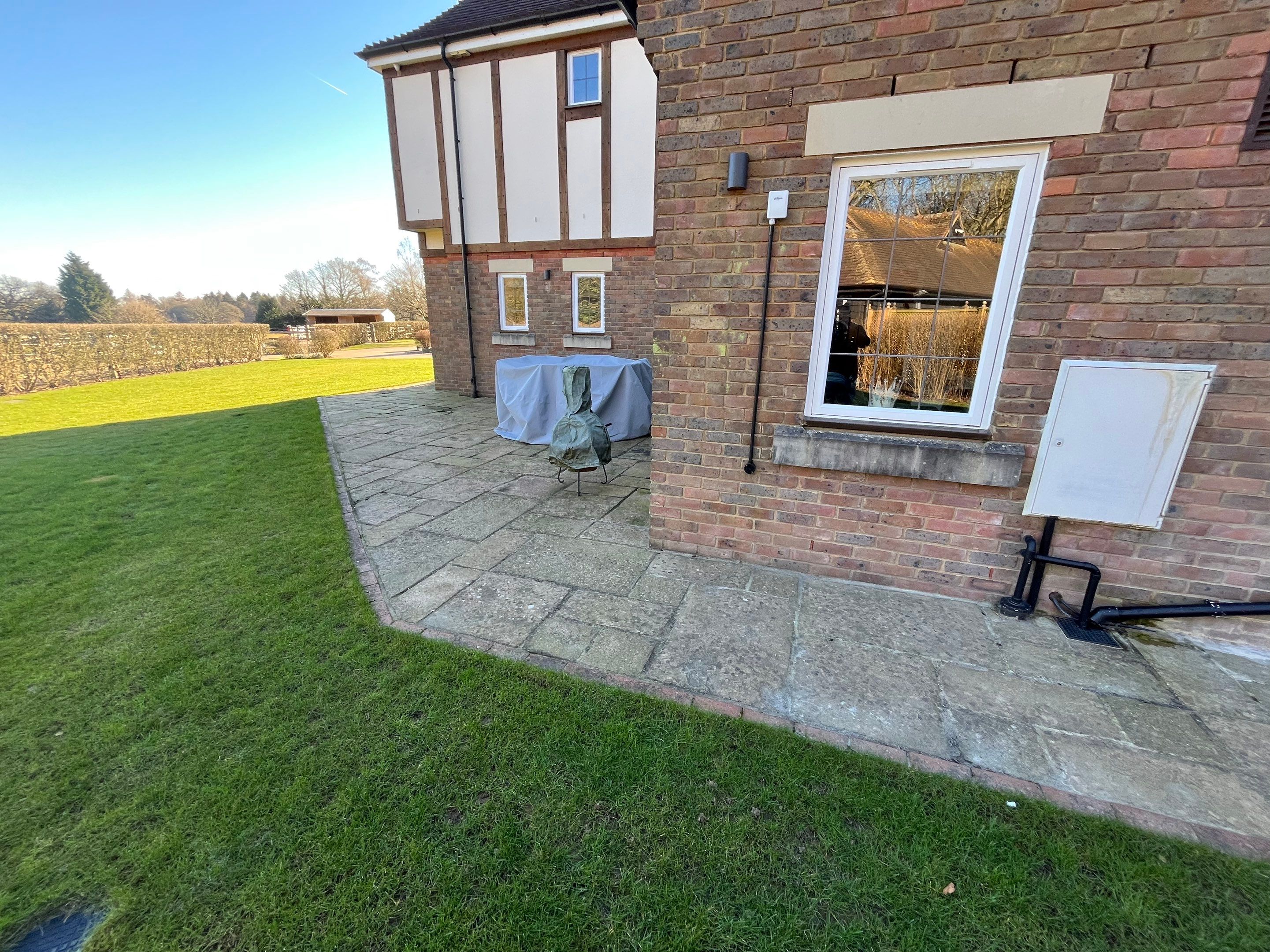 Roof Clean - Patio Clean using 18inch Whirlaway FSC by Ges Exterior Cleaning ltd
