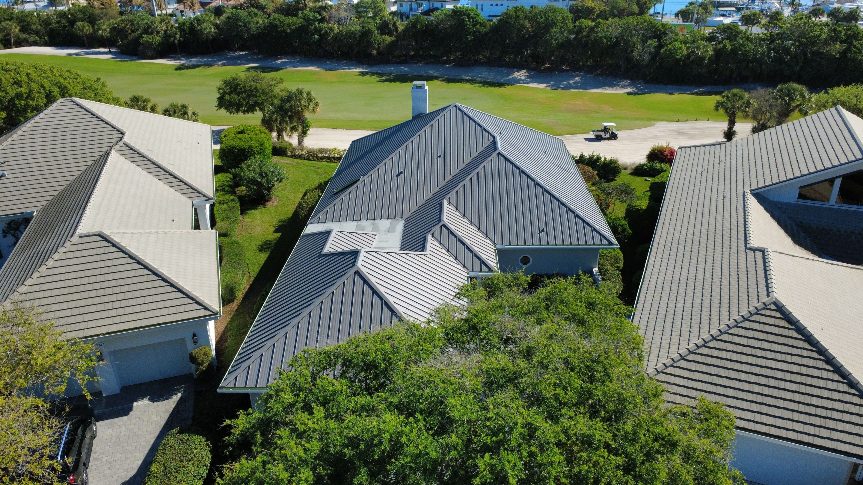 Kynar (Color Coated) 1.5" Standing Seam Metal Roof Installation by Sailfish Roofing