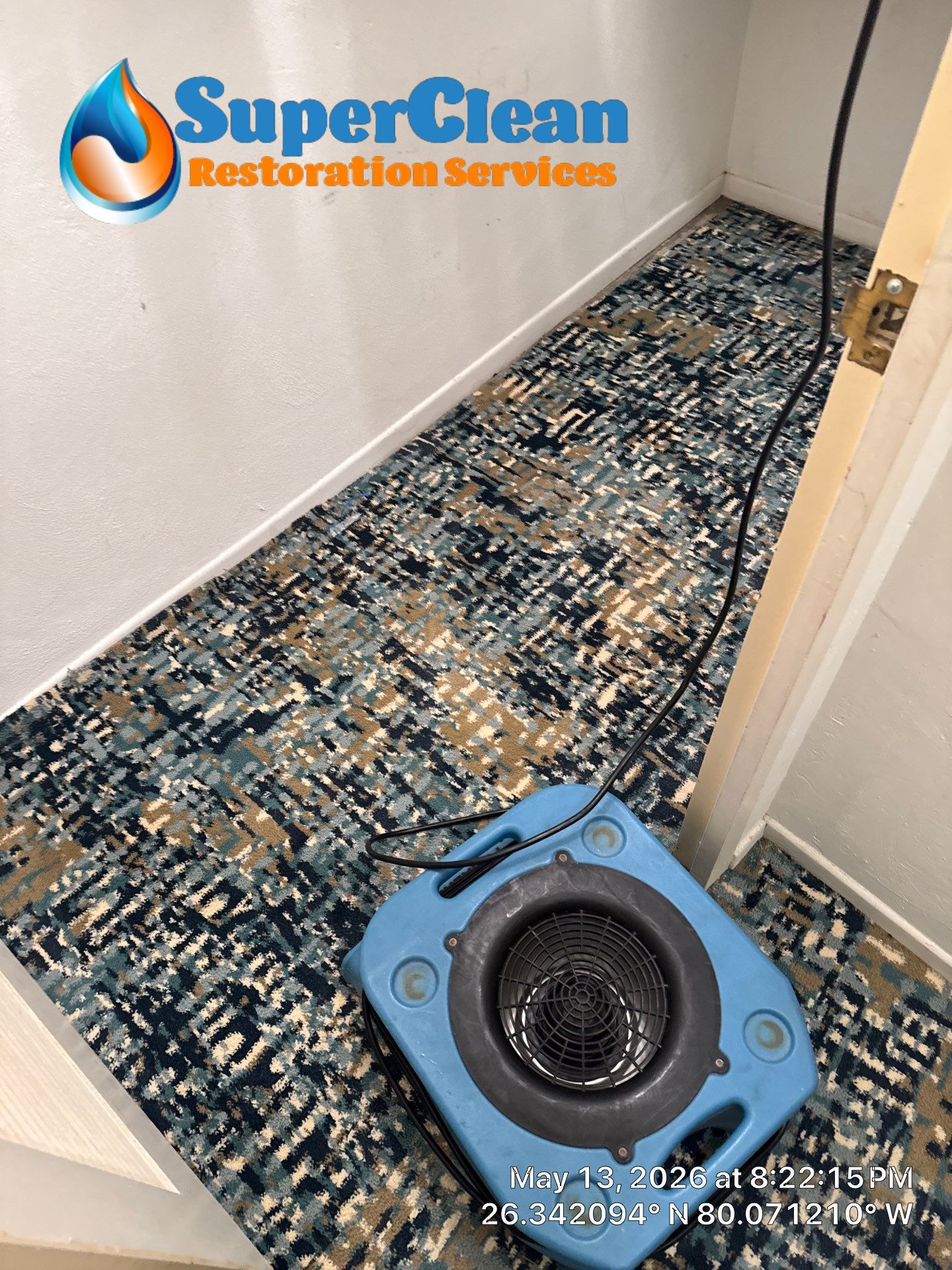 Water Damage Restoration and Structural Drying in Boca Raton by SuperClean 