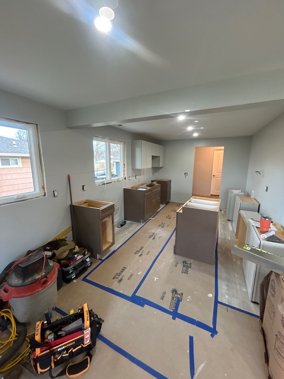 Interior Renovations, Kitchen Remodel, and Window Replacement by Ivy Lea Construction