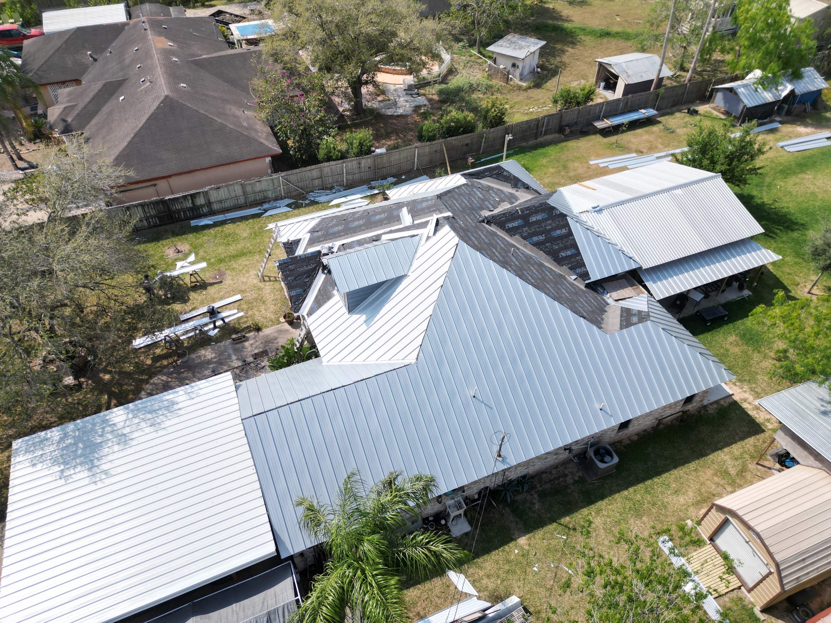 Project in Mercedes, TX by Marva Roofing