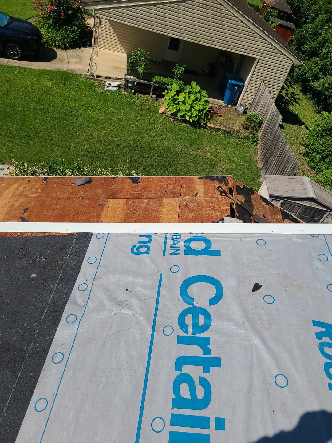 Burke: Residential Roof Installation with CertainTeed Landmark Pro Designer Shingles in Max Def Charcoal Black by RM Banning, Inc.