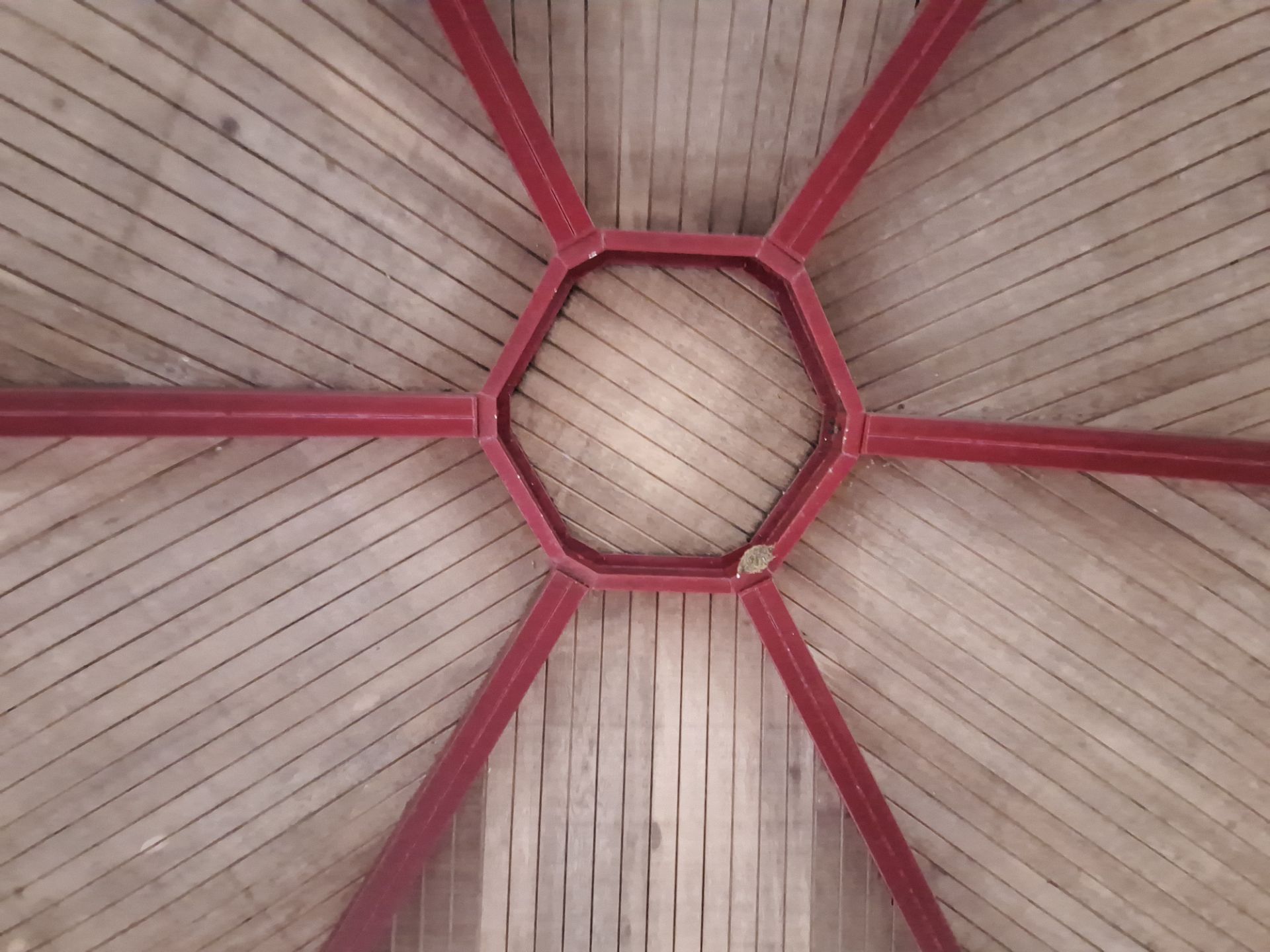 Grand Haven Park Pavilion Painting and Wood Ceiling Refinishing by Gordon Painting