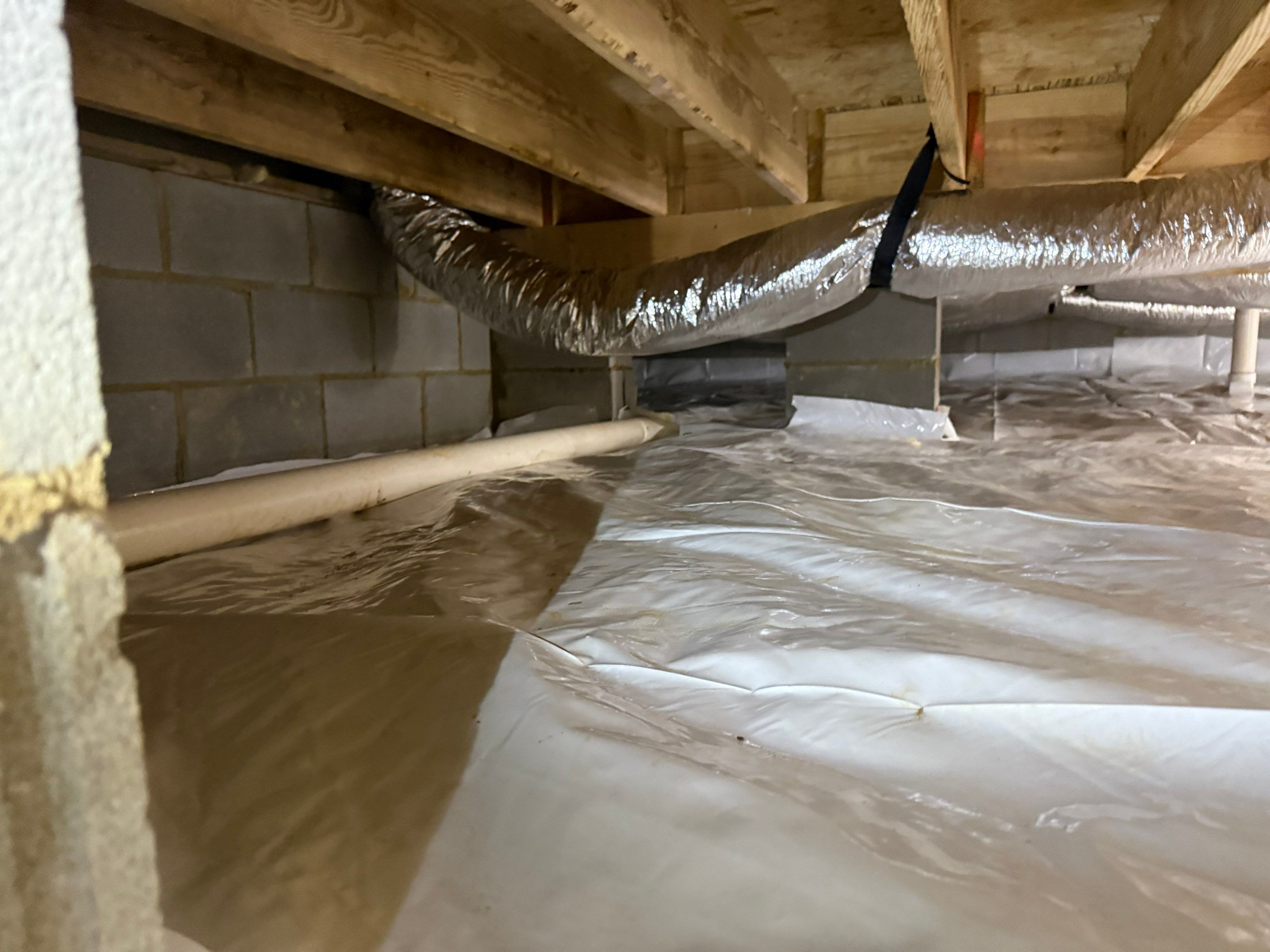 Project in Yorktown by Patriot Crawl Space Repairs