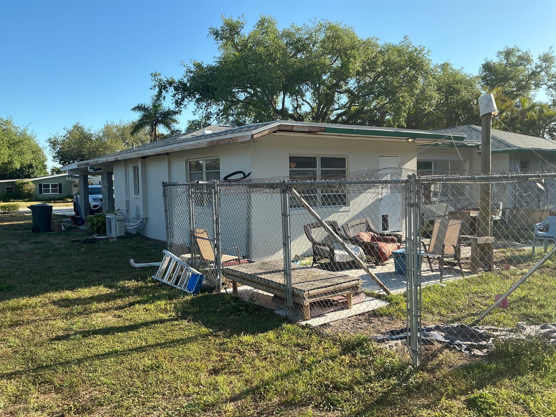 Seamless Galvalume Gutters Installation using Galvanized Gutters in Fort Myers FL by Gutter Professors