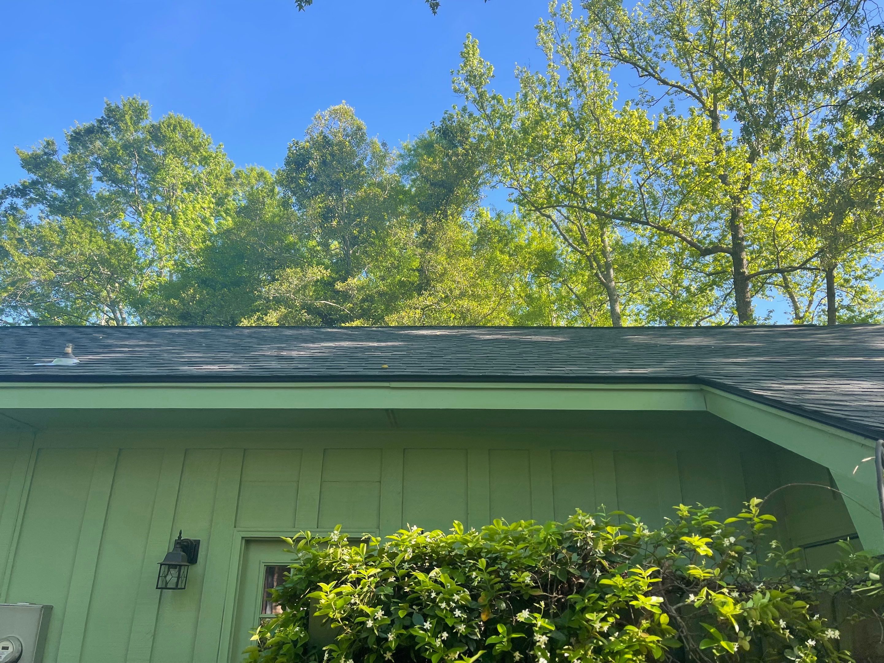 Hail Damage using Atlas Pristine Pinnacle Shingles by Artigues Roofing & Restoration Services