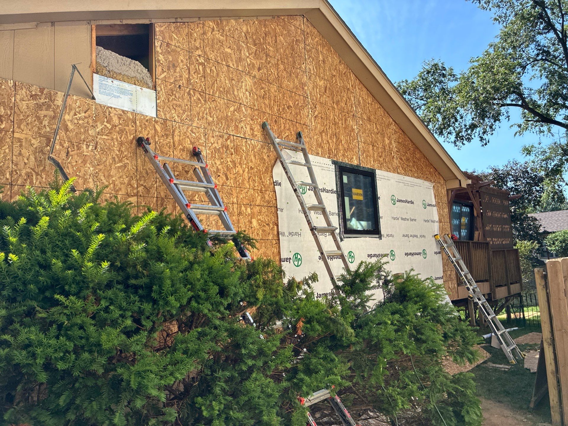 James Hardie Siding and Marvin Window Replacement in Bellevue by Carps Complete Exteriors 