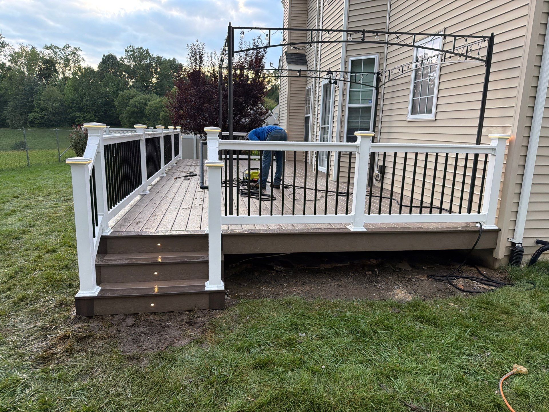New Deck in Fieldsboro, New Jersey by deck guardian