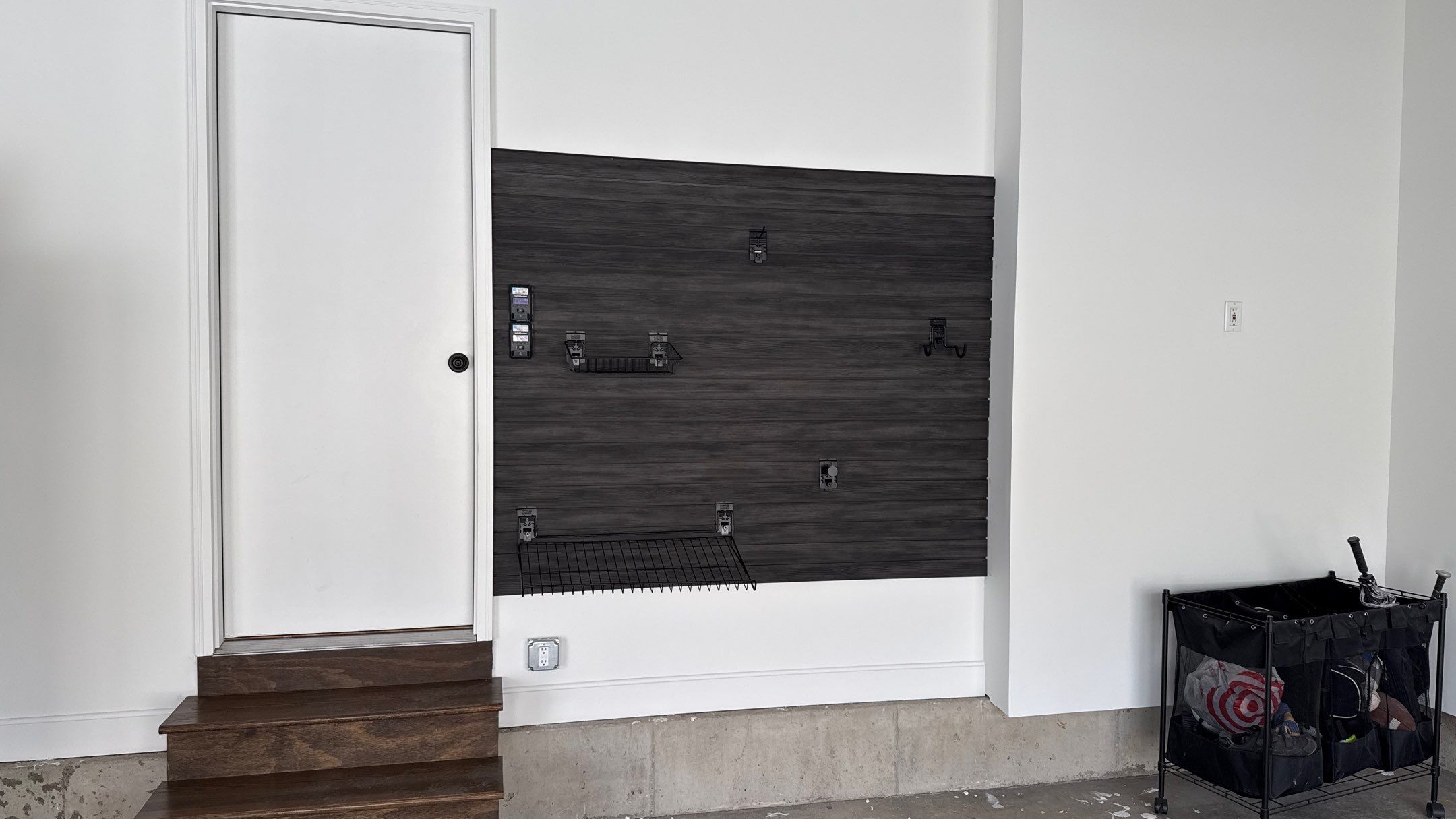 Blackwood Slatwall Looks Amazing by Banner Garage
