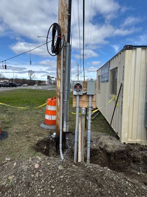Temporary Meter & Panel Installed by ZAM for Construction