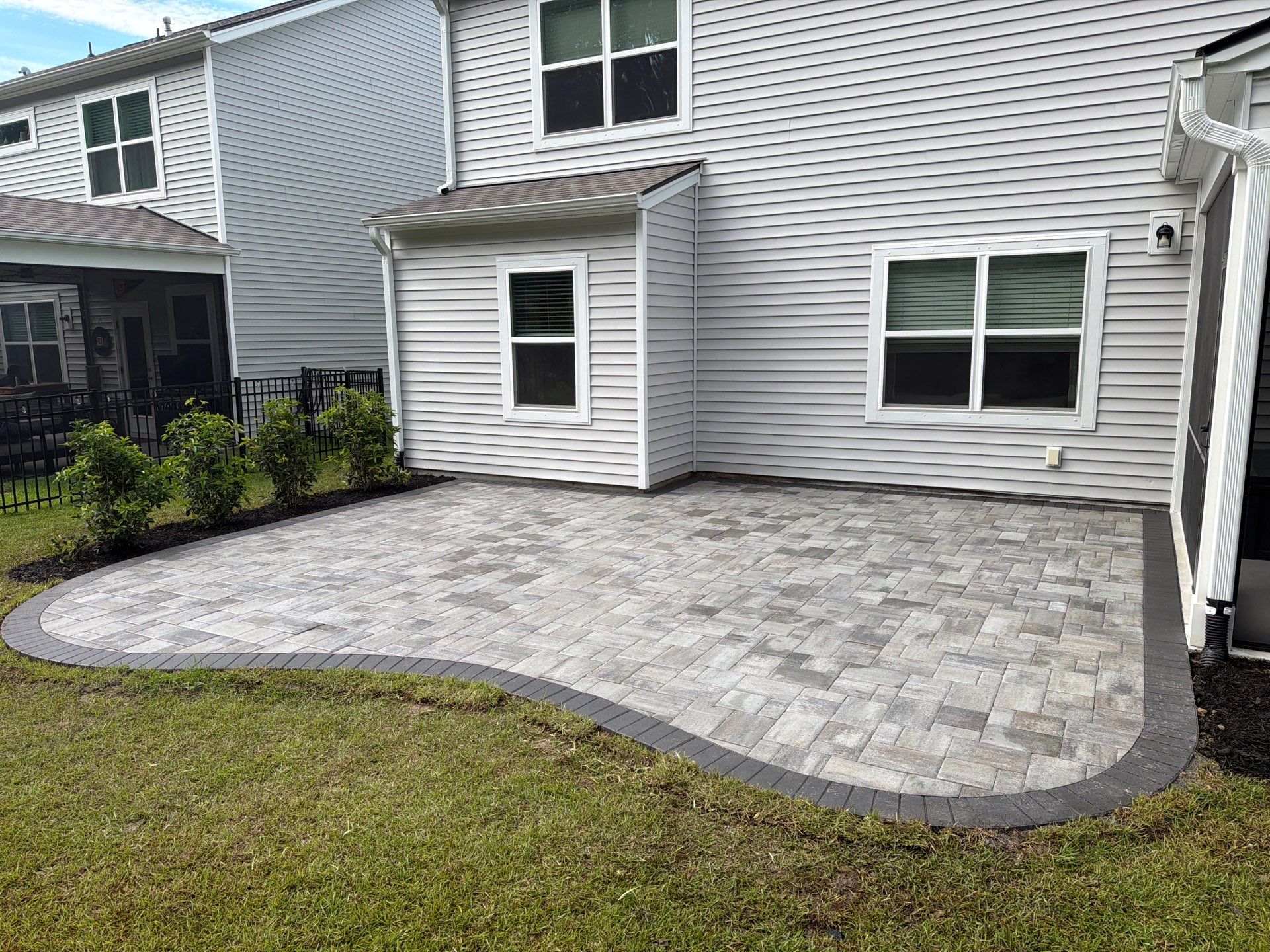 Custom Paver Patio and Landscape Installation in Okatie by Lowcountry Scapes, LLC