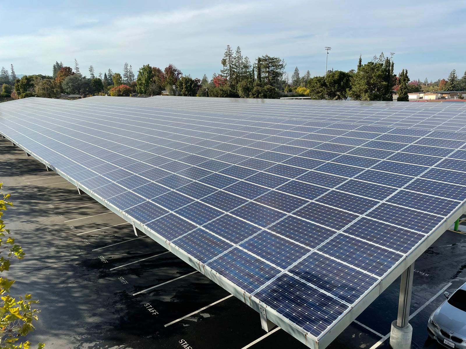 Los Alots Commercial Solar Panel Cleaning by All One Solar Shine