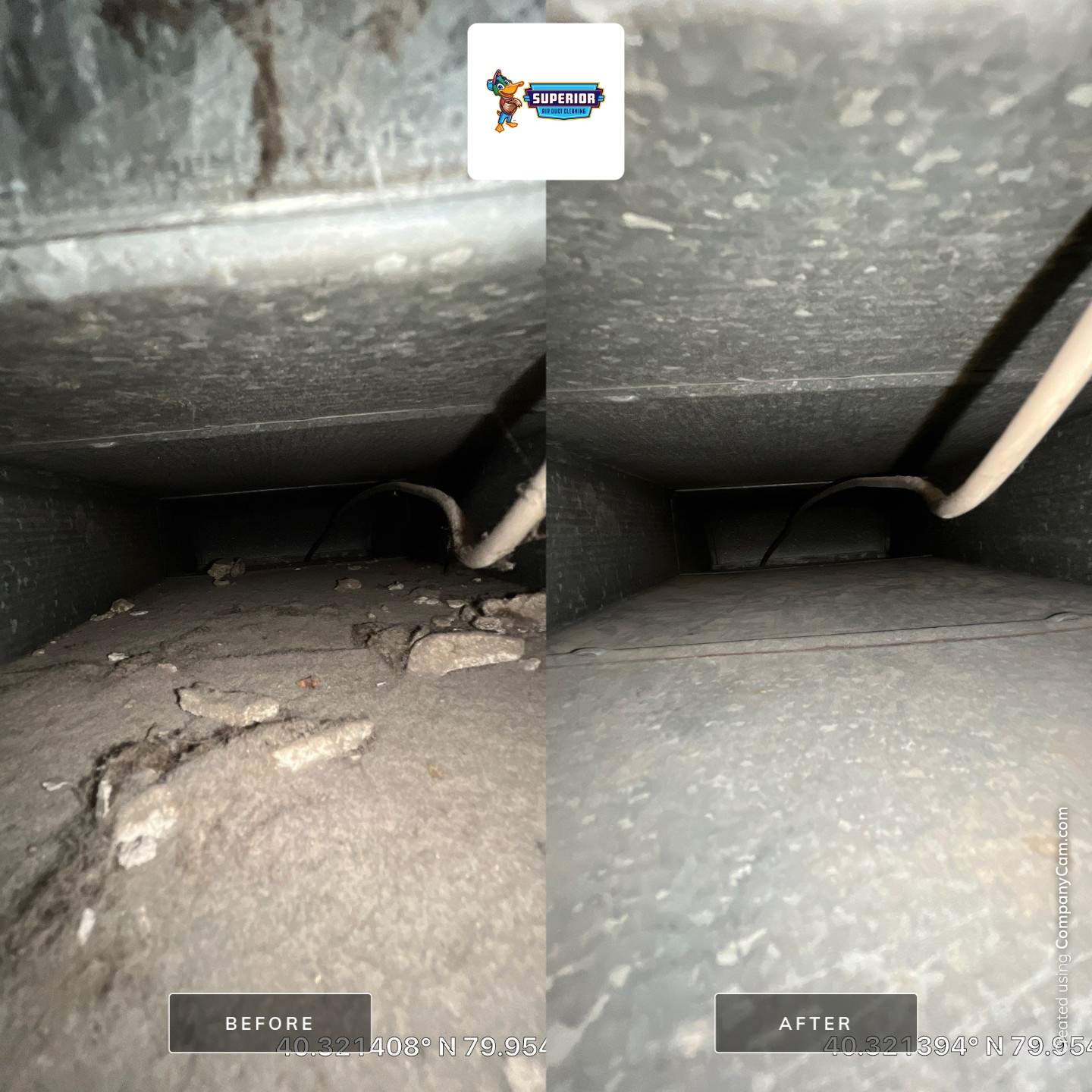 Air Duct Cleaning With a Vacuum Truck in Pittsburgh, PA by Superior Air Duct Cleaning