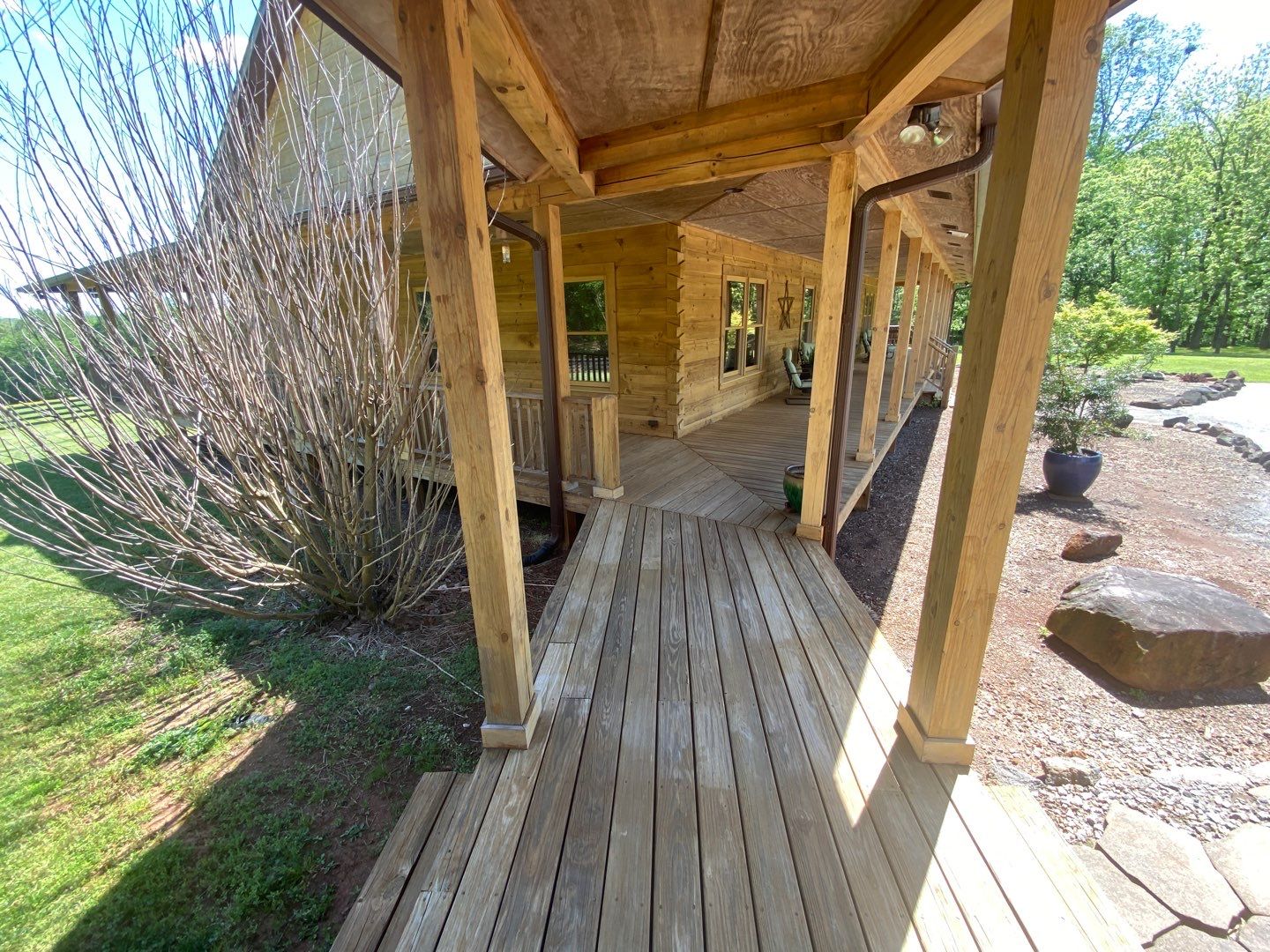 Cabin using Wood Sealant by DuraSeal