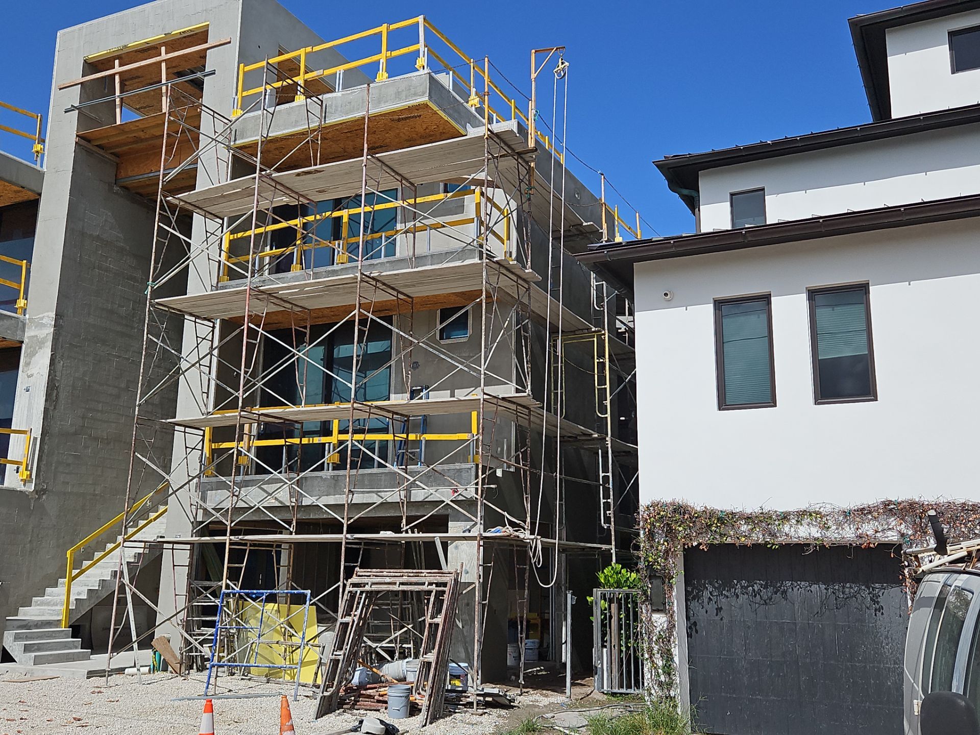 Oceanfront New Home Painting by John “The Greek” Painting