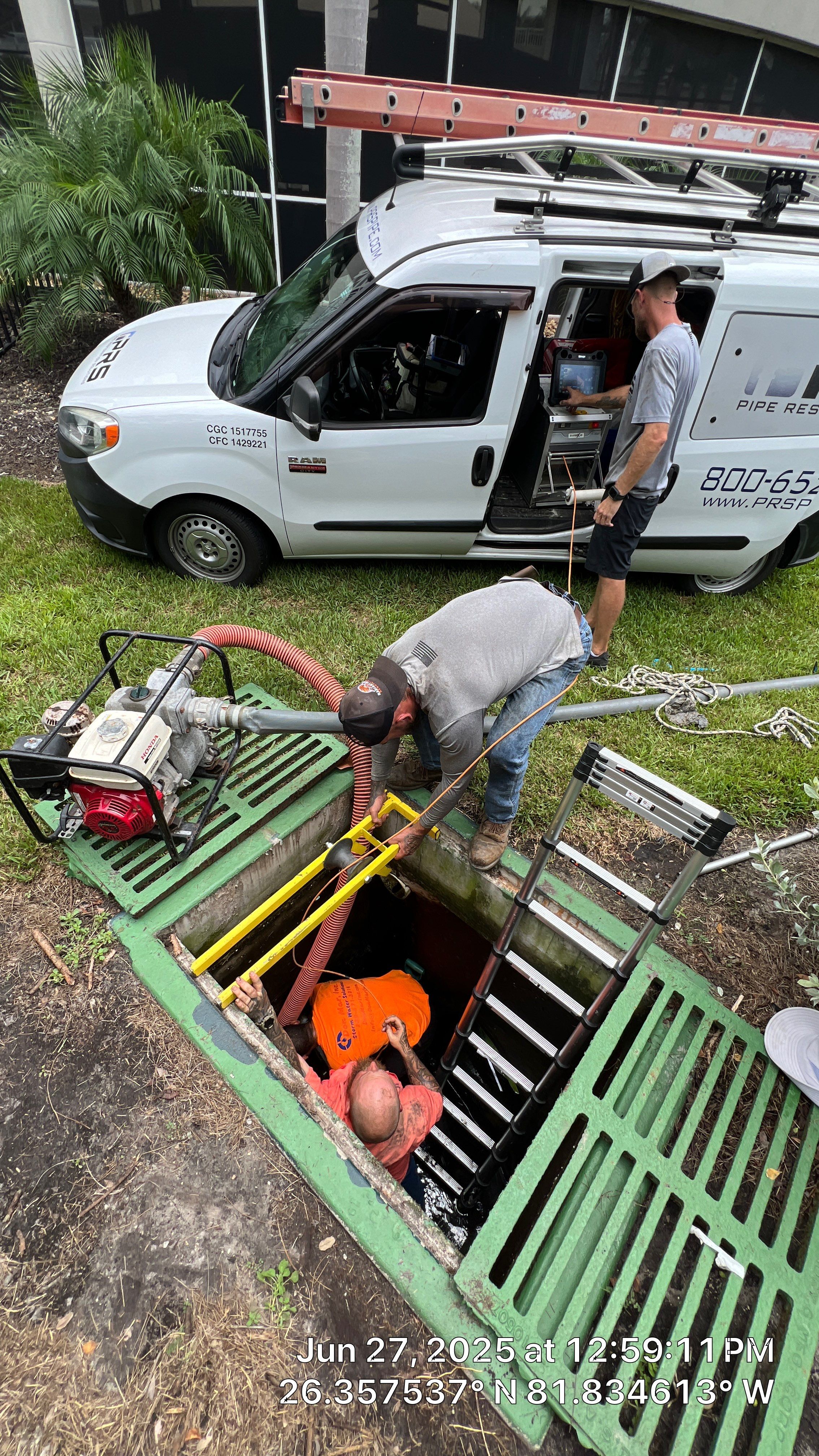 Bonita Bay Condo Stormwater Maintenance with PRS by APS Power & Water