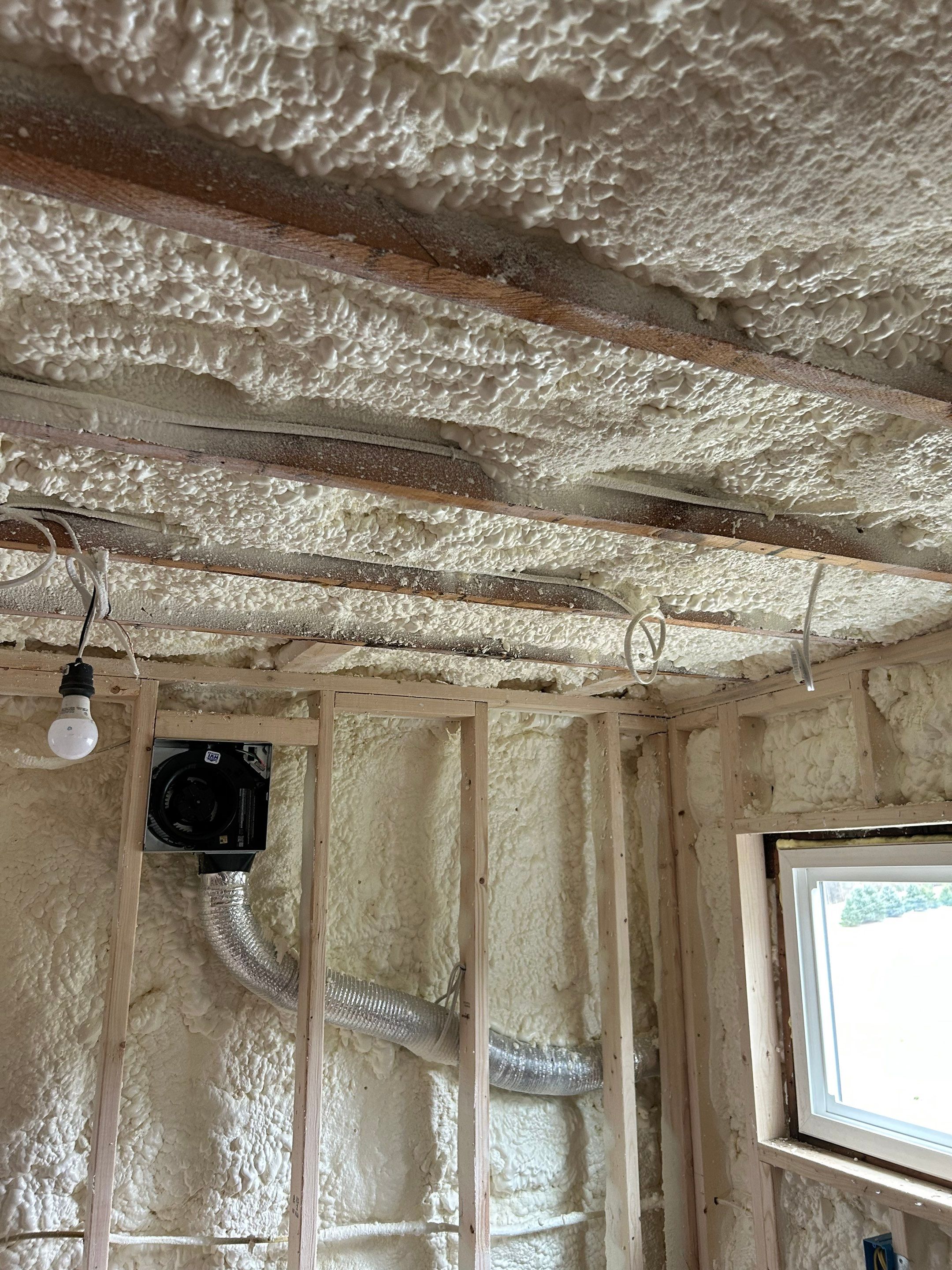 Mesko-Insulating a remodel with sprayfoam by Burke Home Services