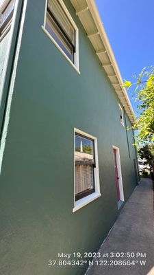 Exterior weatherproofing painting