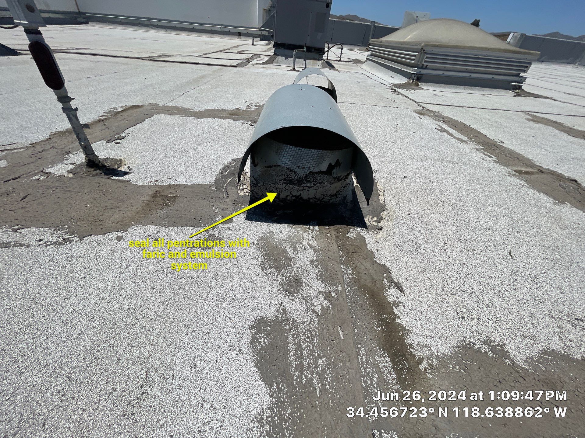 Project in Valencia by Shark Commercial Roofing Systems