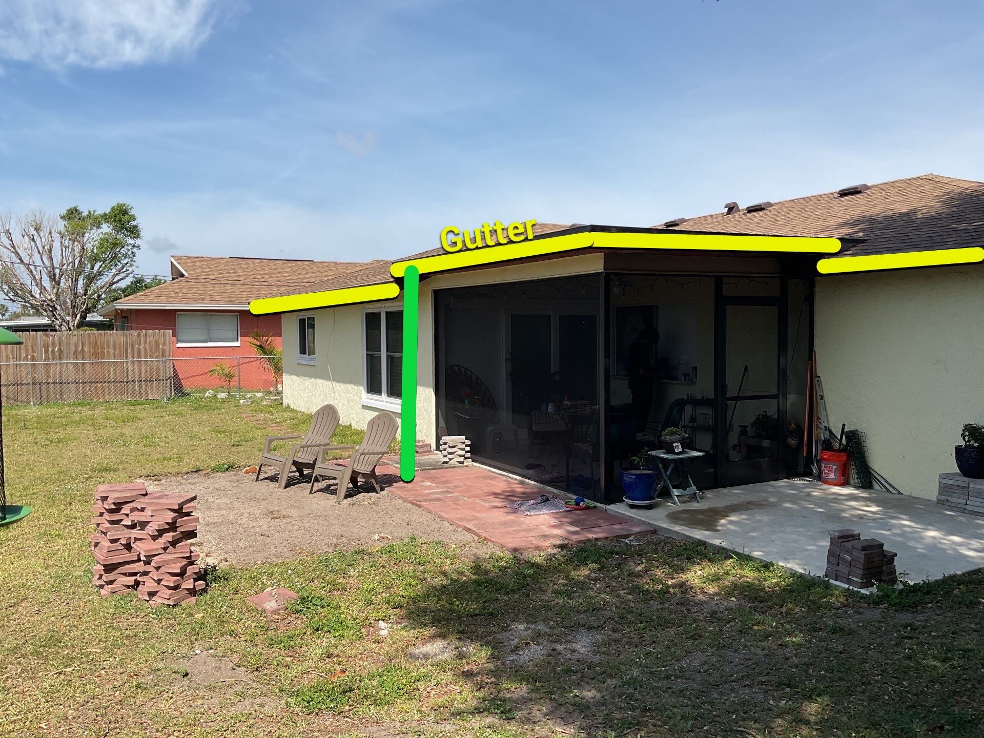 Musket Brown Seamless Gutters using 6 Inch Seamless Gutters in Cape Coral FL by Gutter Professors