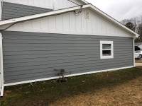 Siding Installation using JH Batten Smooth and JH Select Cedarmill Eased Edge by ExteriorPros