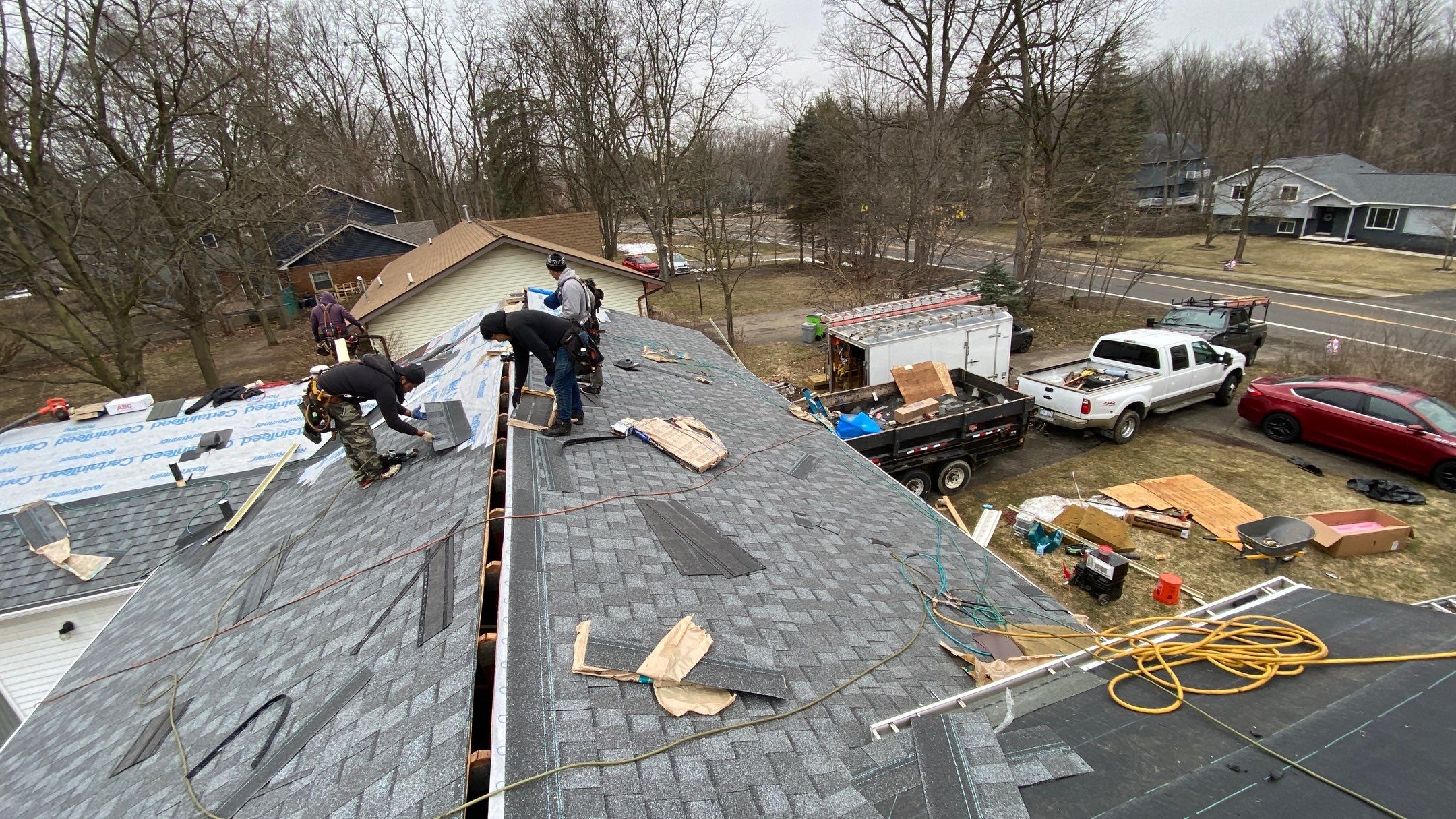 Roof Replacement using CertainTeed Landmark by 180 Contractors