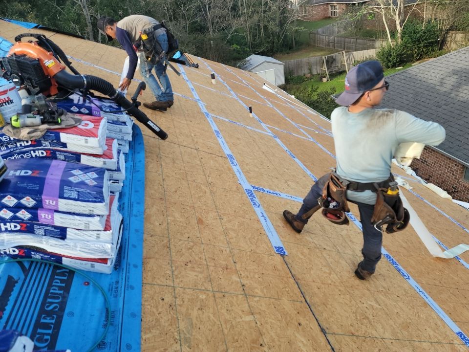 Residential Roofing Installation using Roof Replacement by American Roofing & Construction LLC