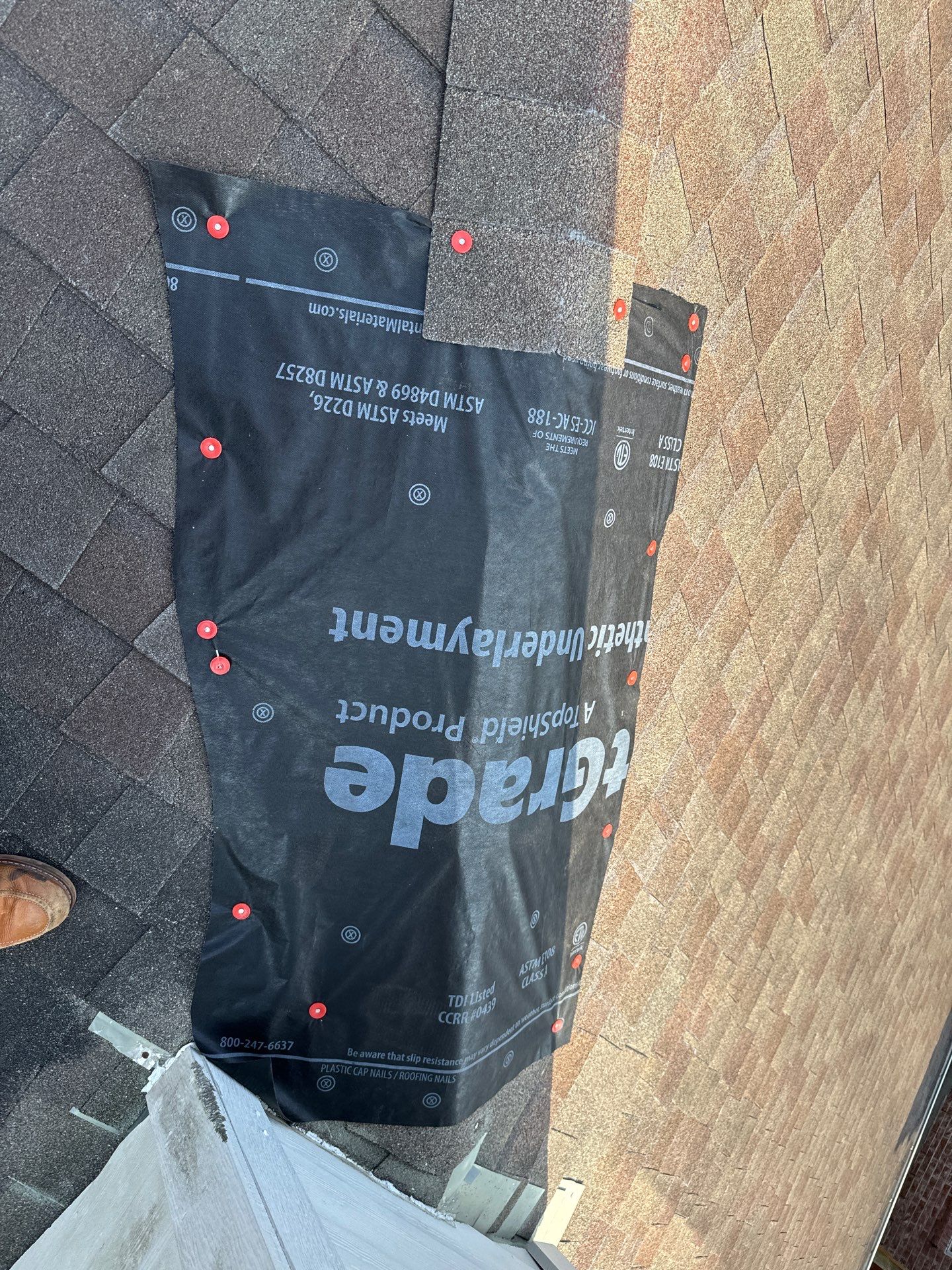 Hail Damage using Owen's Corning Duration (Lifetime) Shingles by Roof Repair Company