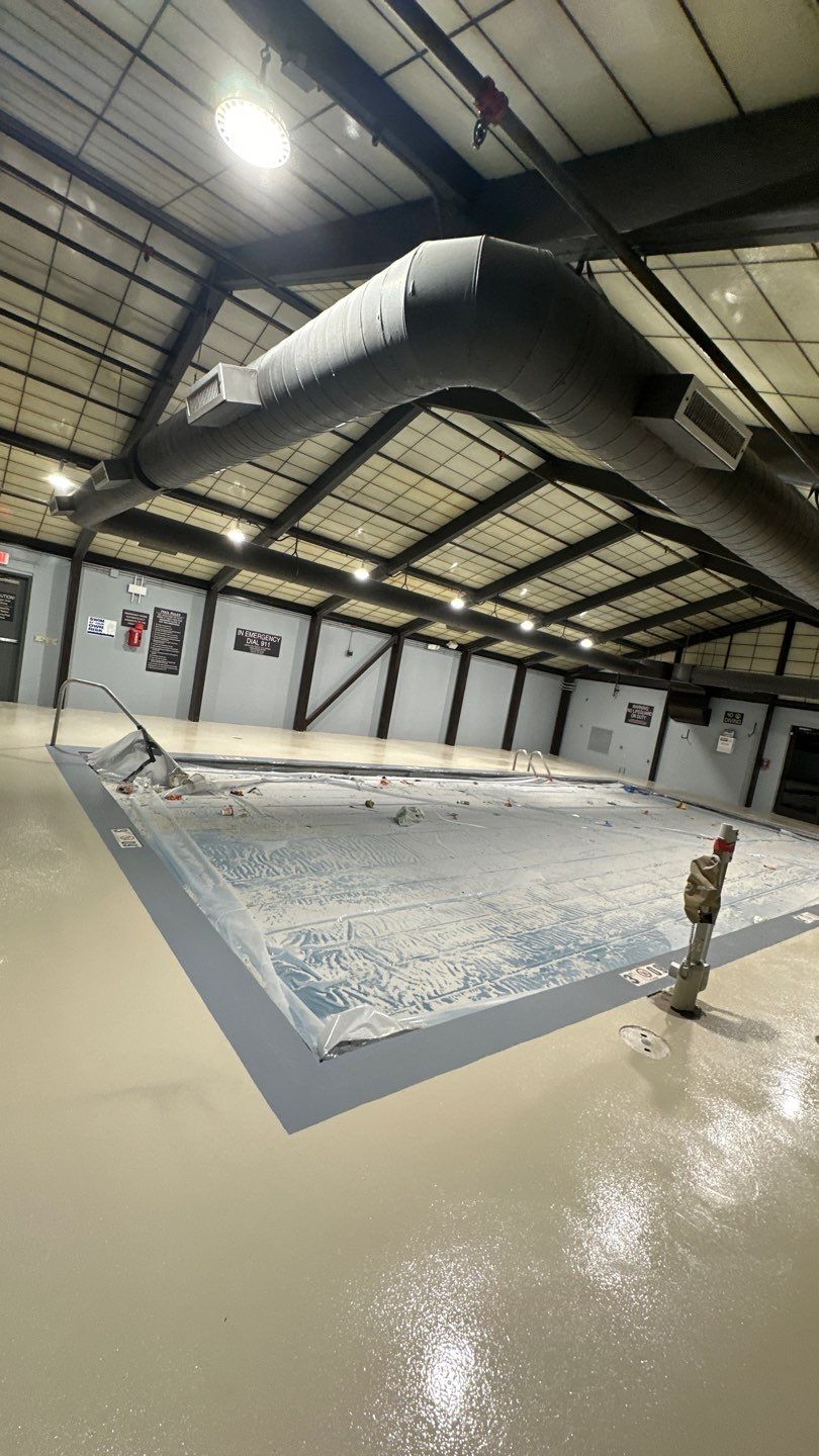 Hotel Pool Deck Project in Mason by Floors in a Day, Inc