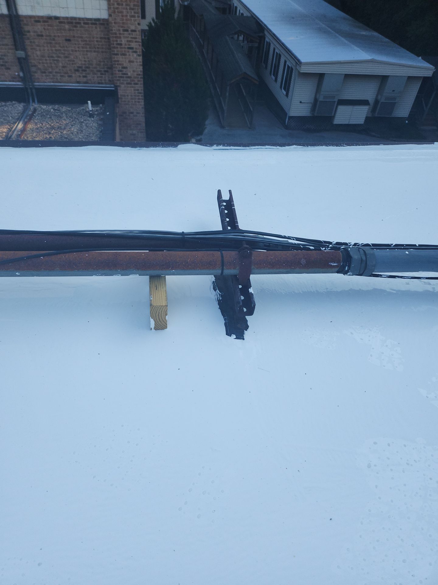 Church Roof Installation using GACO Flex Silicone by ExteriorPros