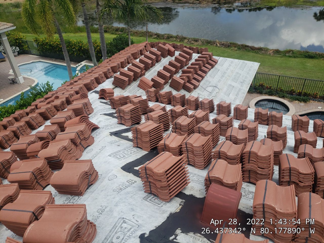 Residential Roofing Installation using Eagle Roofing Tile by BLUES BROTHERS ROOFING
