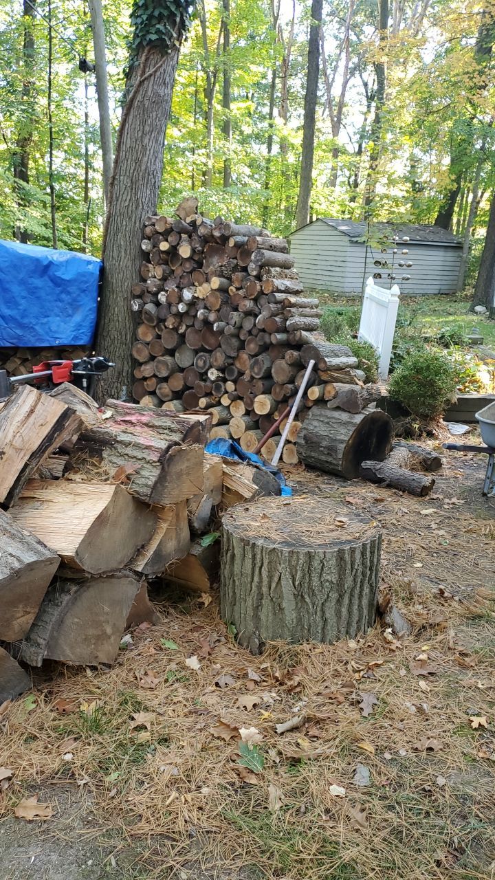 Firewood Delivery  using Seasoned Firewood by Mike Jones & Sons Tree Service LLC 