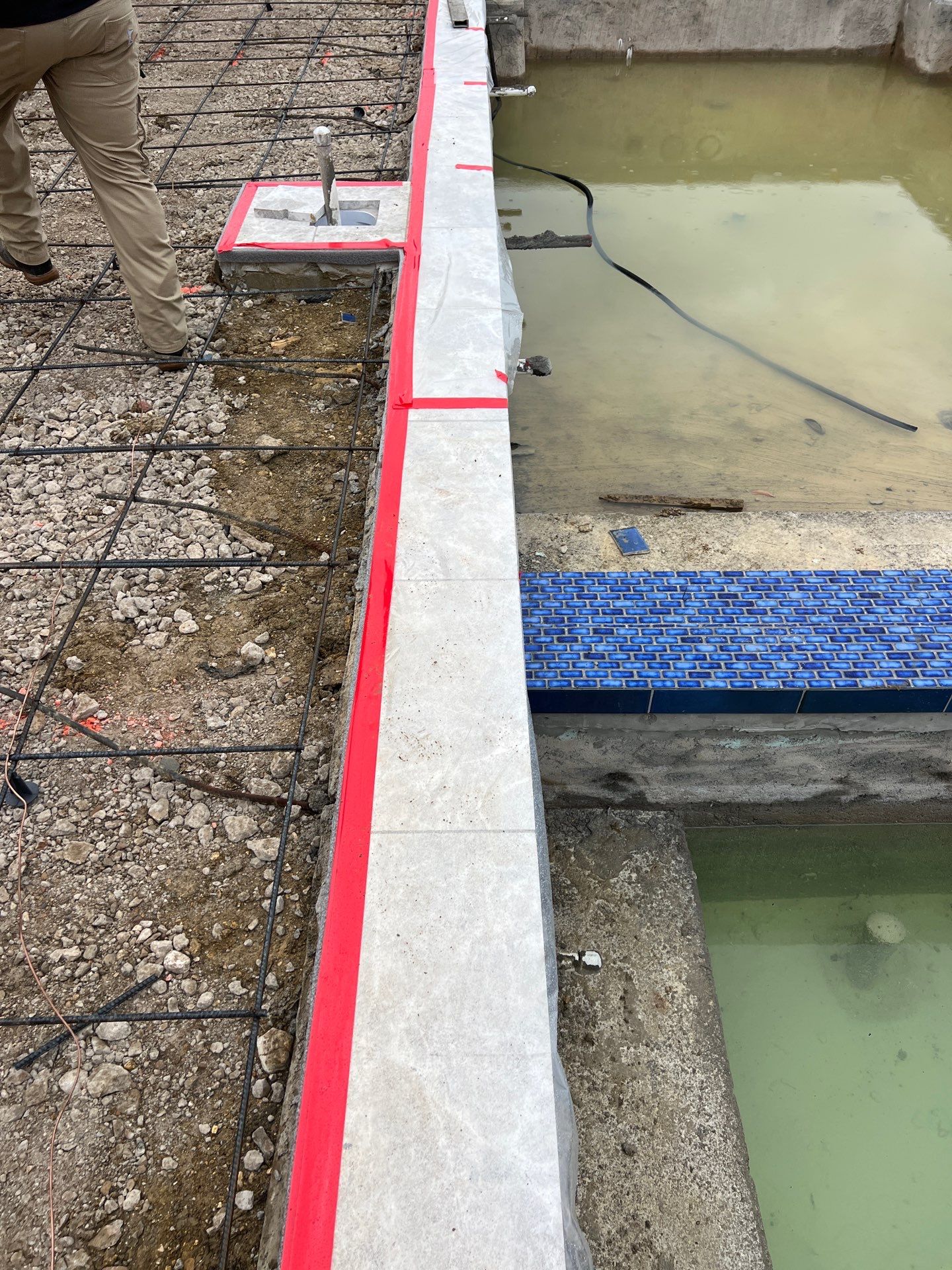 Geometric Pool with Golf Course Views by Pinnacle Pools and Spas - DFW