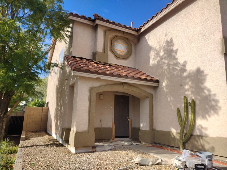 Build Year: 2000; 1950 s.f.; Residential Single Family Home in Phoenix AZ 85024 by Crash of Rhinos Painting & Garage Floors