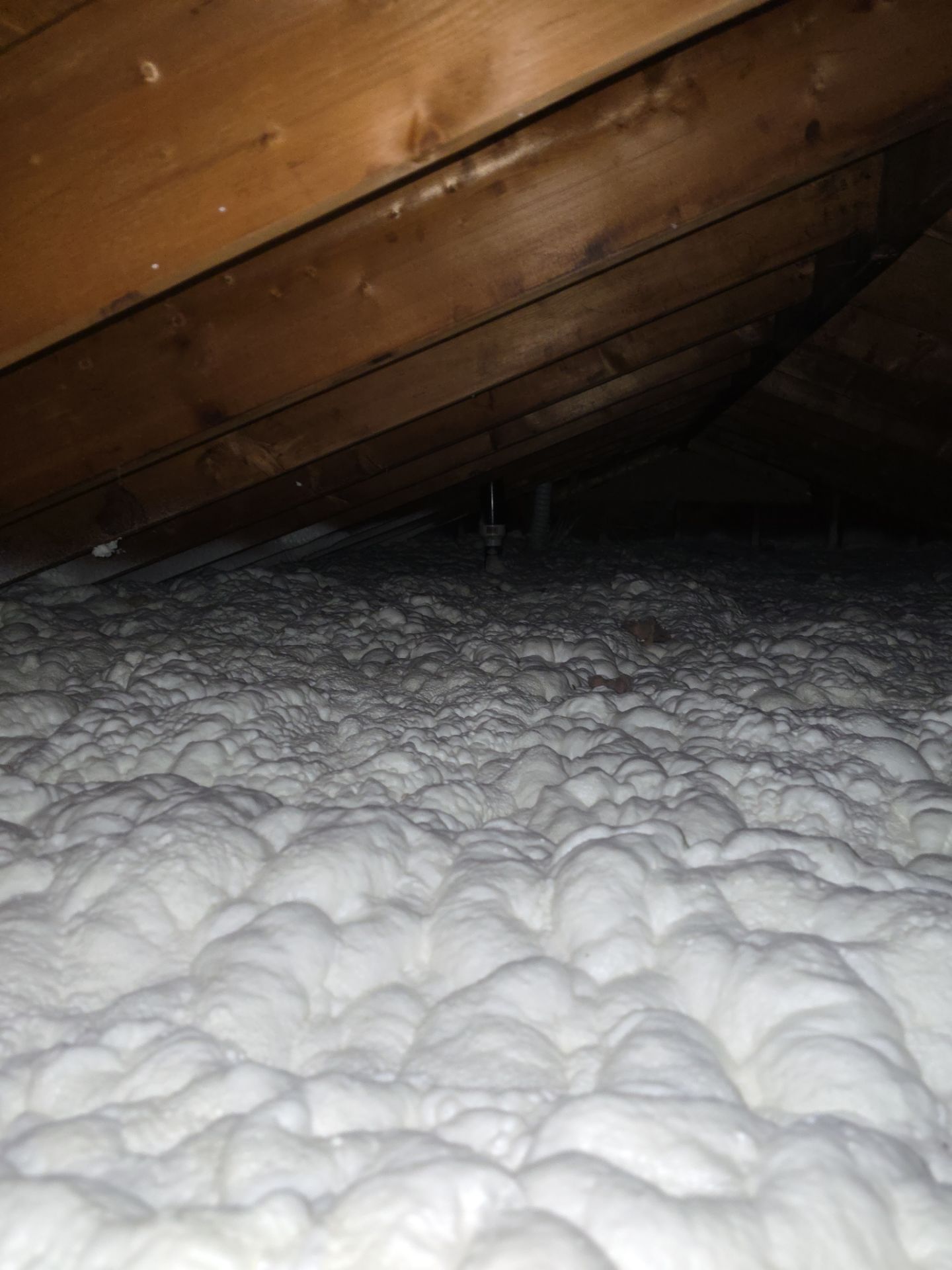 Basement Exterior Walls using Closed Cell Spray Foam by NYS Foam & Energy