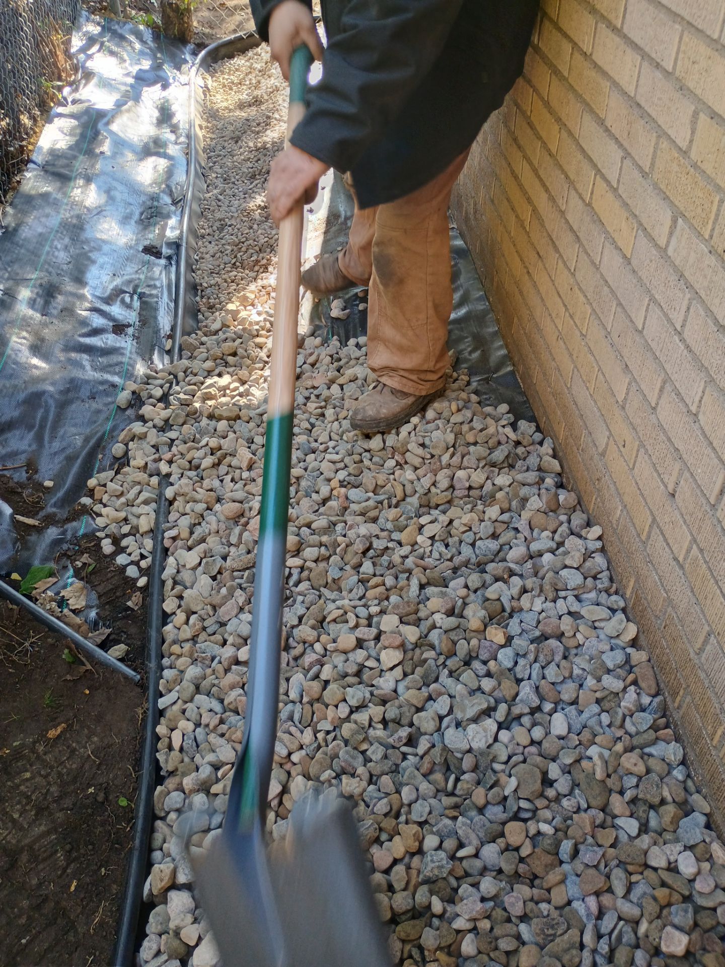 A French Drain for Jeniffer by Waterproofing Northeast