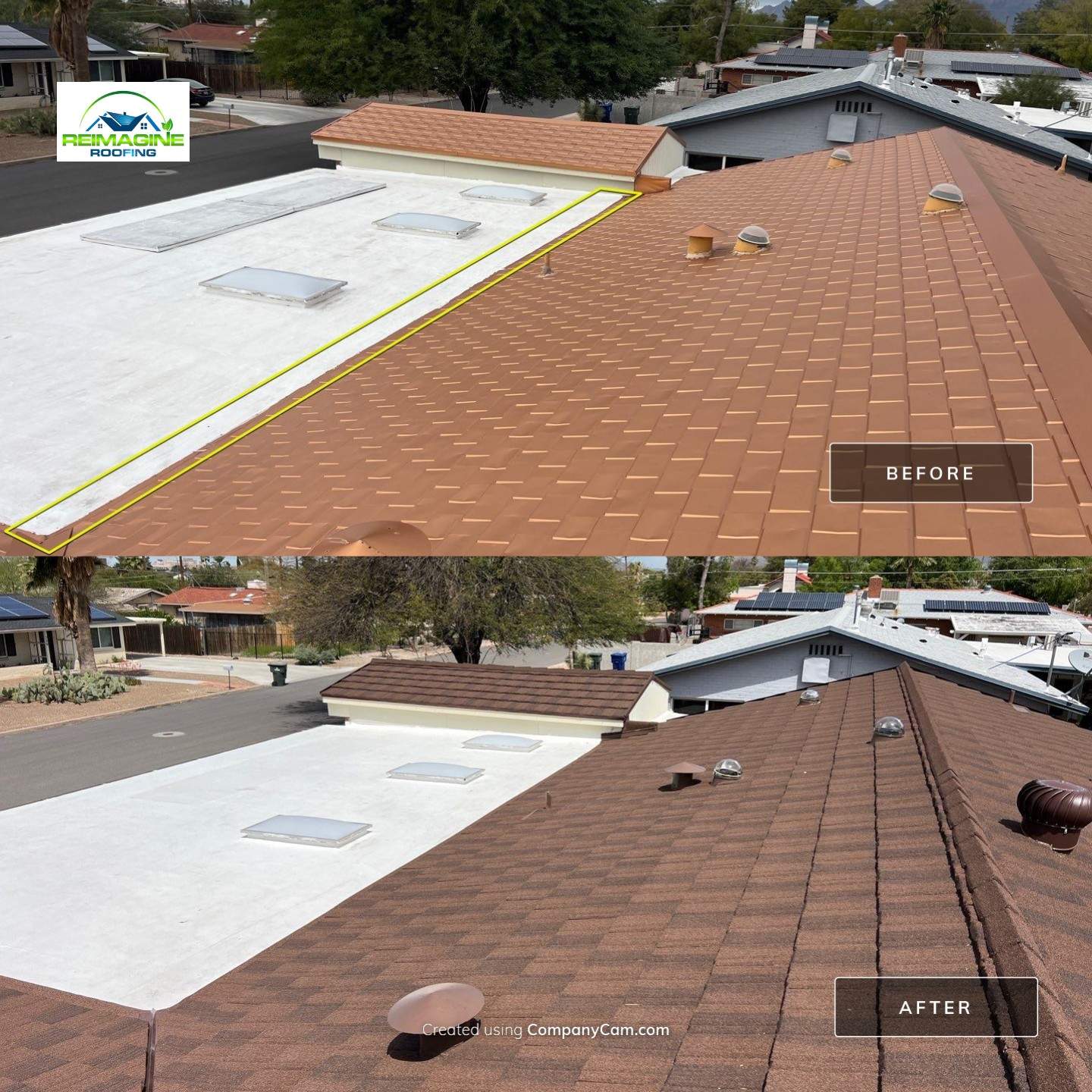 Barkwood Stone Coated Steel by Reimagine Roofing