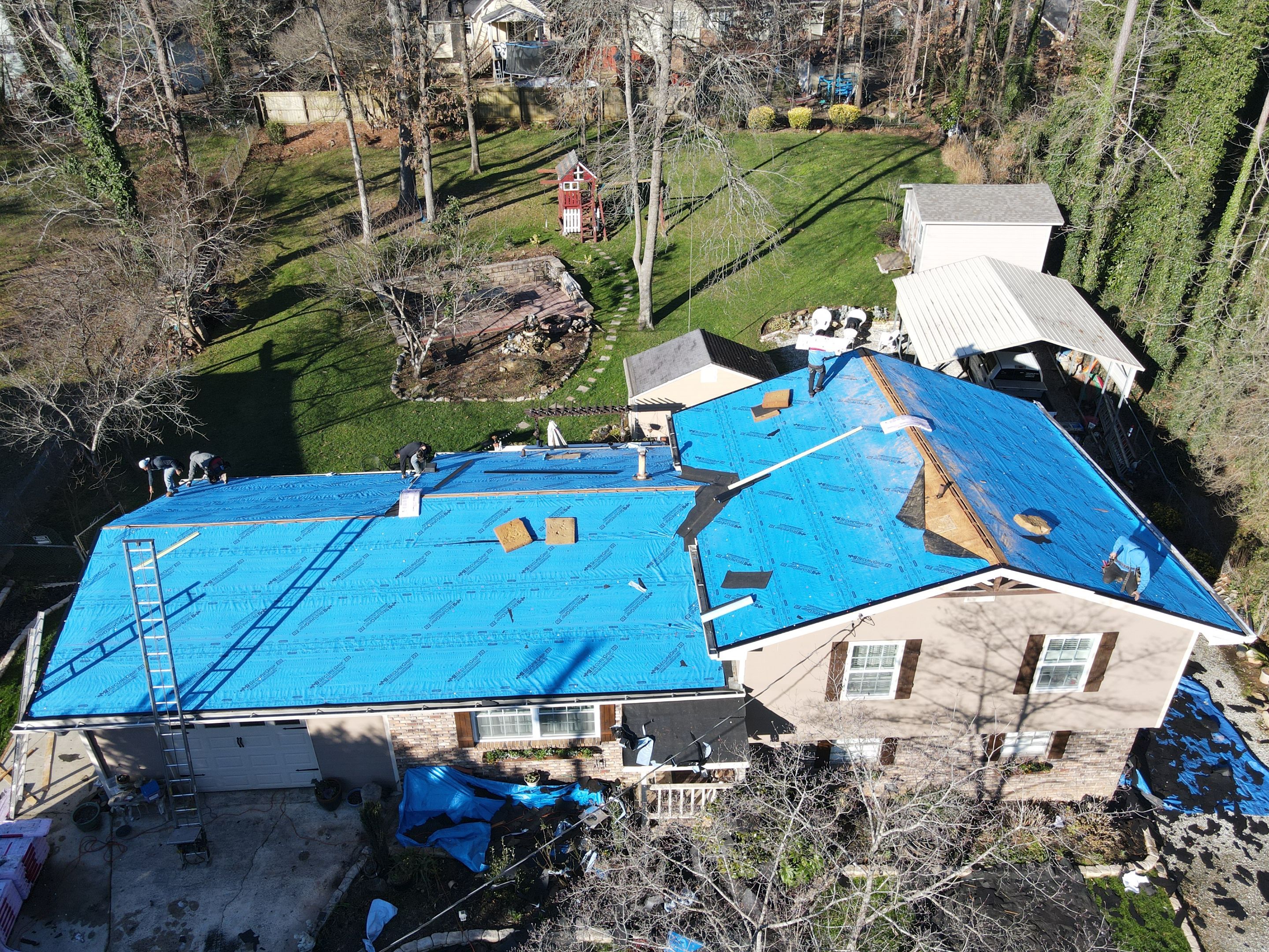 Residential Roofing Installation using Owens Corning by Inspector Roofing and Restoration