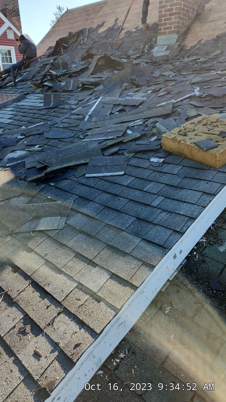 Residential Roofing Installation using Owens Corning TruDefinition Sierra Gray by A Plus Exterior