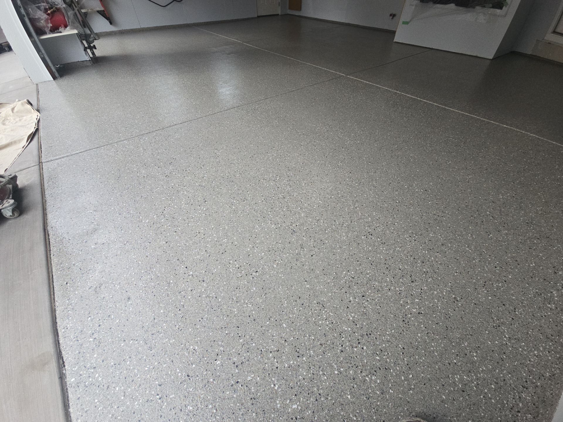 Garage Transformation using Shale Hybrid by Croc Coatings, LLC