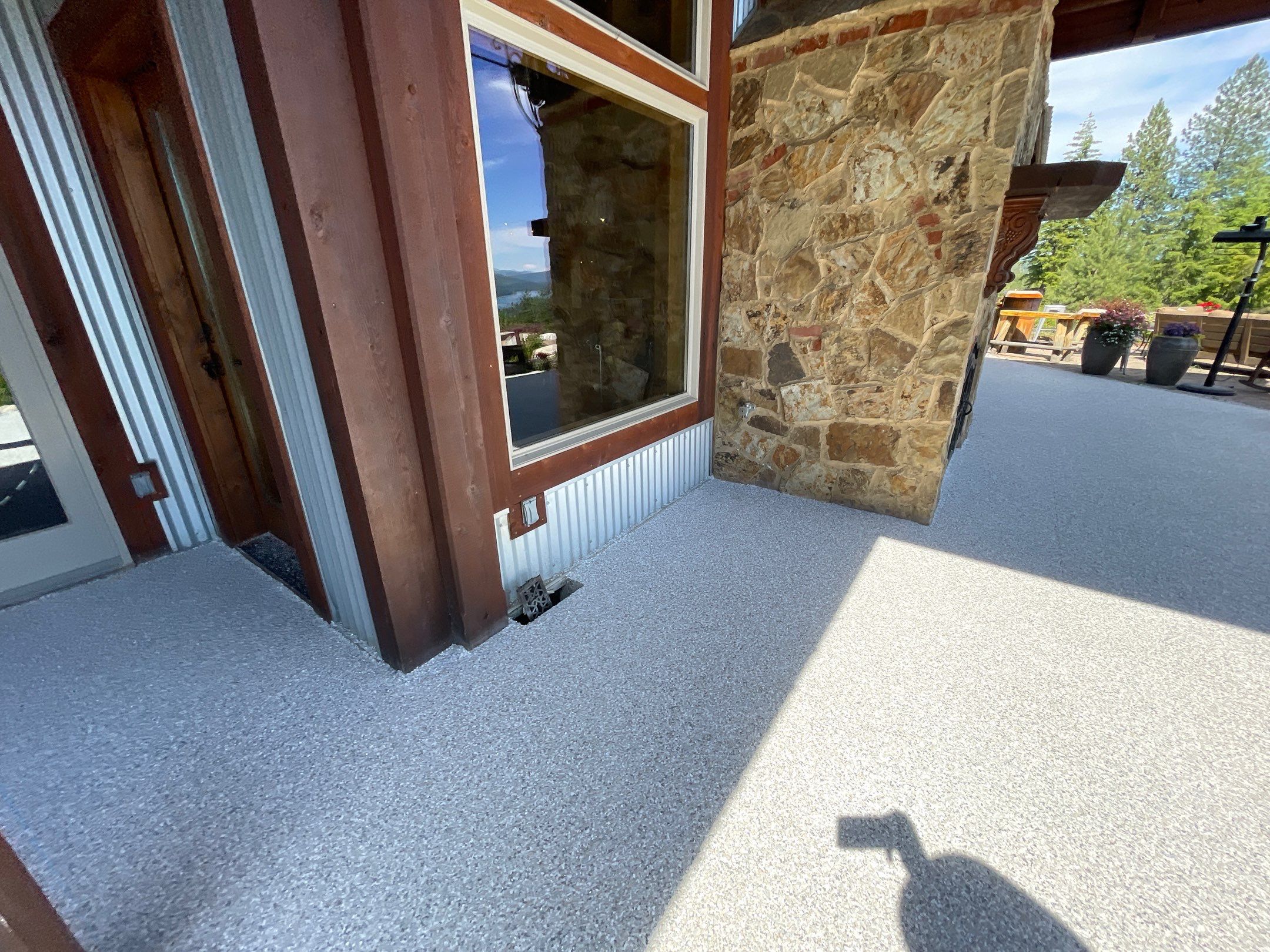 Patio Transformation using Mt Everest by Croc Coatings, LLC