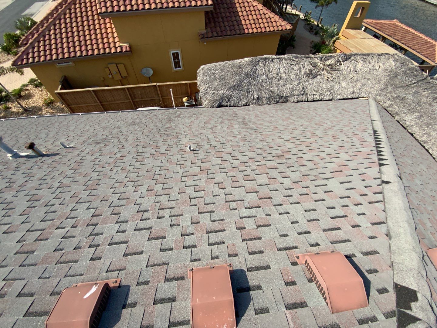 Residential Roofing Installation using Tilcor Stone Coated Steel Roofing by Lighthouse Roofing