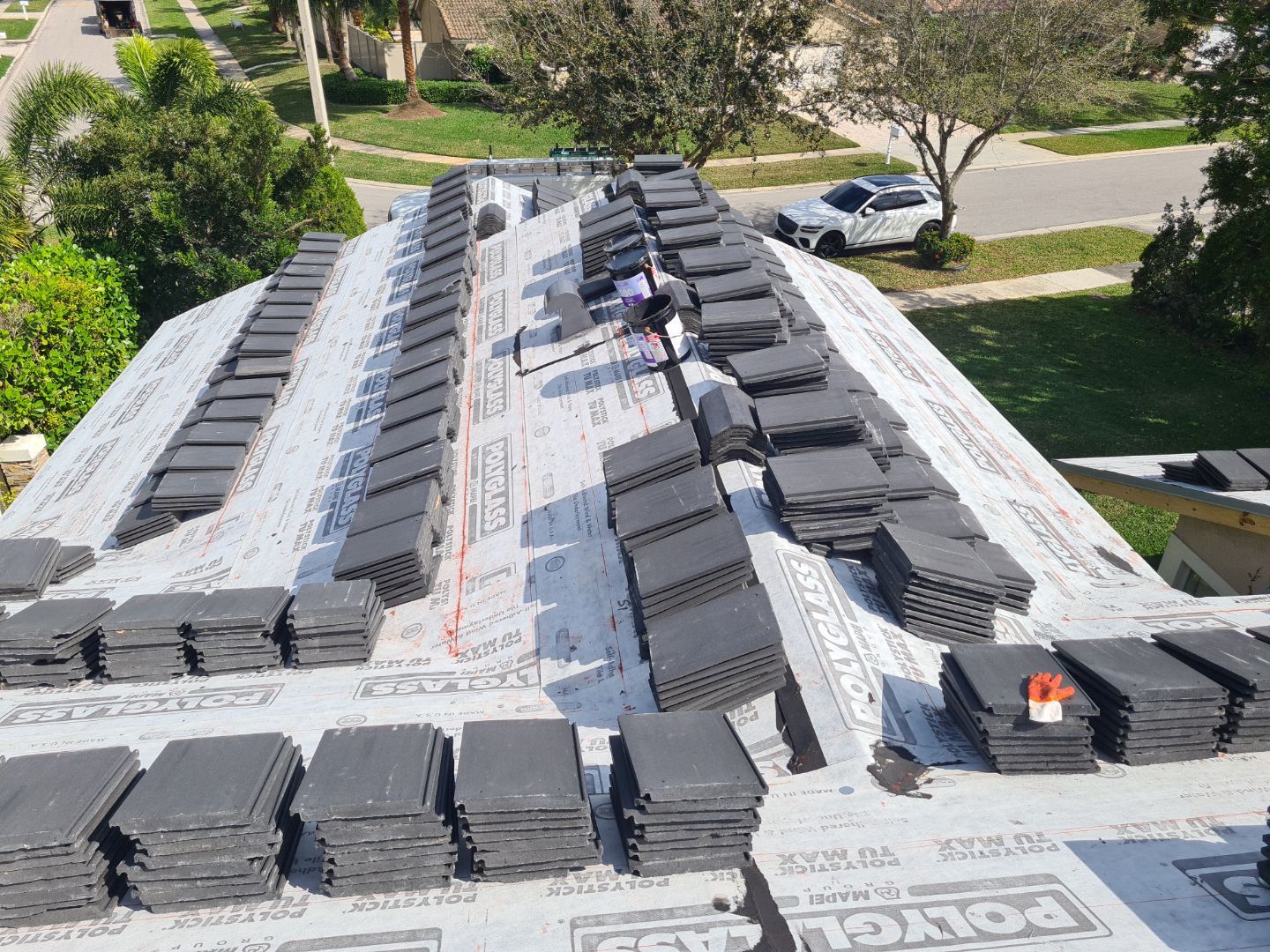 Residential Roofing Installation using Eagle Roofing Tile by BLUES BROTHERS ROOFING