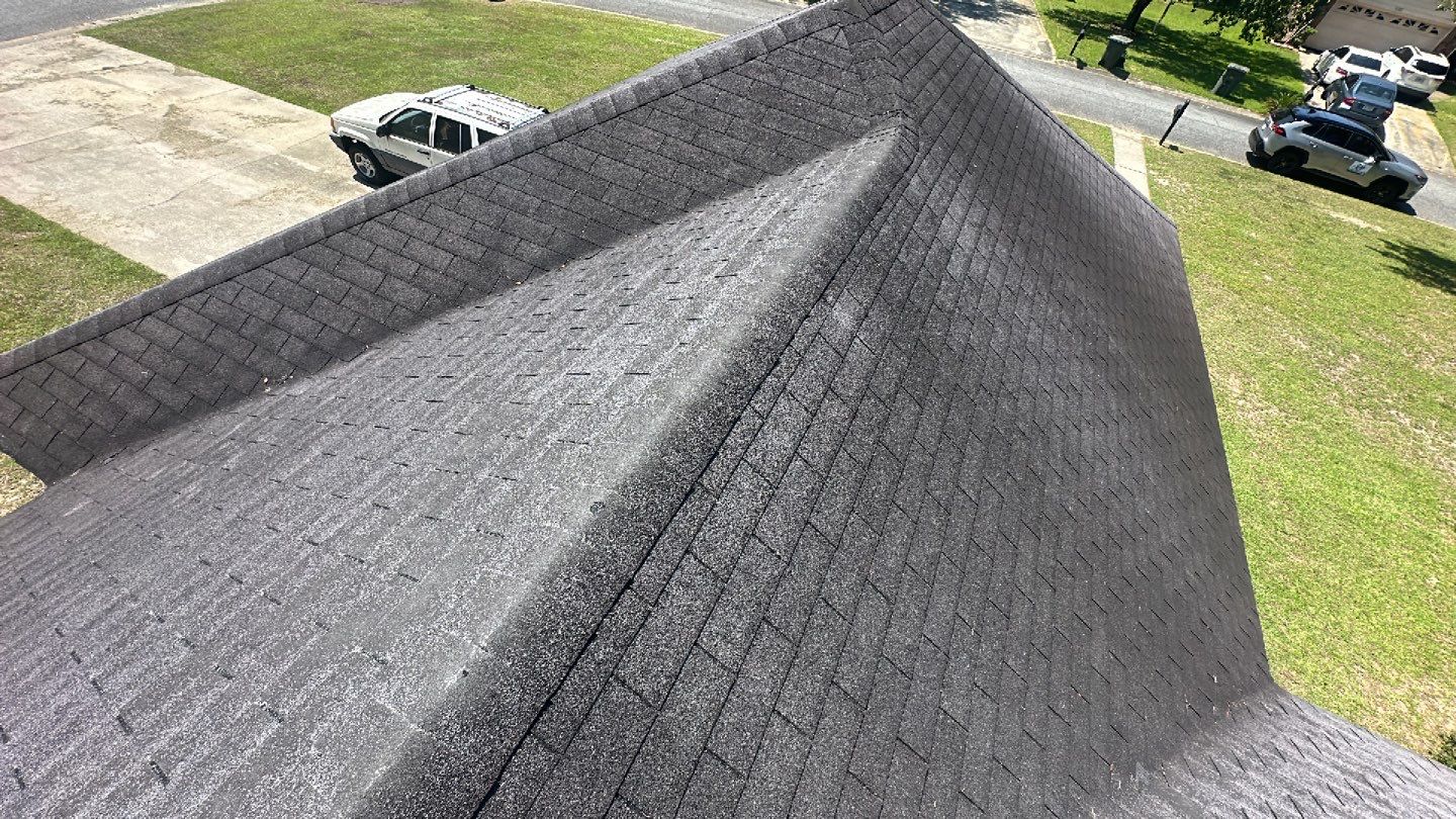 Residential Roofing Installation using Benton 26Ga 1inc Snapcock Metal Roof KYNAR Matte Black by Talya Roofing