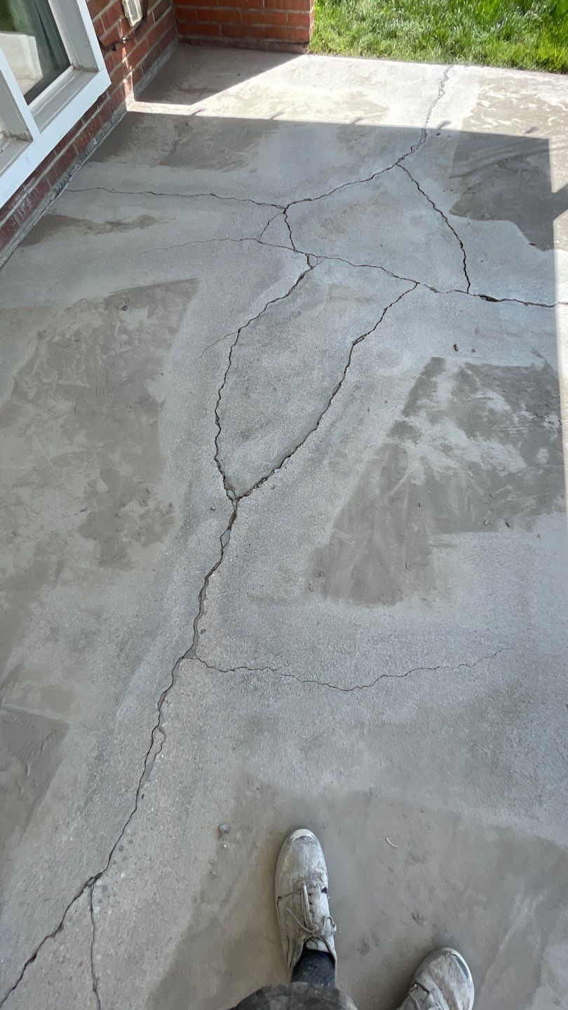 Patio Transformation using Echo 1/4" Chip by Croc Coatings, LLC