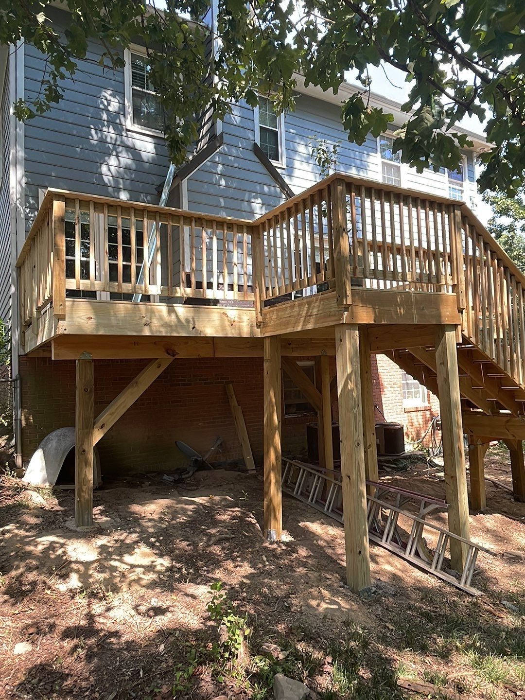 Russet Cove Circle - Deck Installation by Pillar and Pine