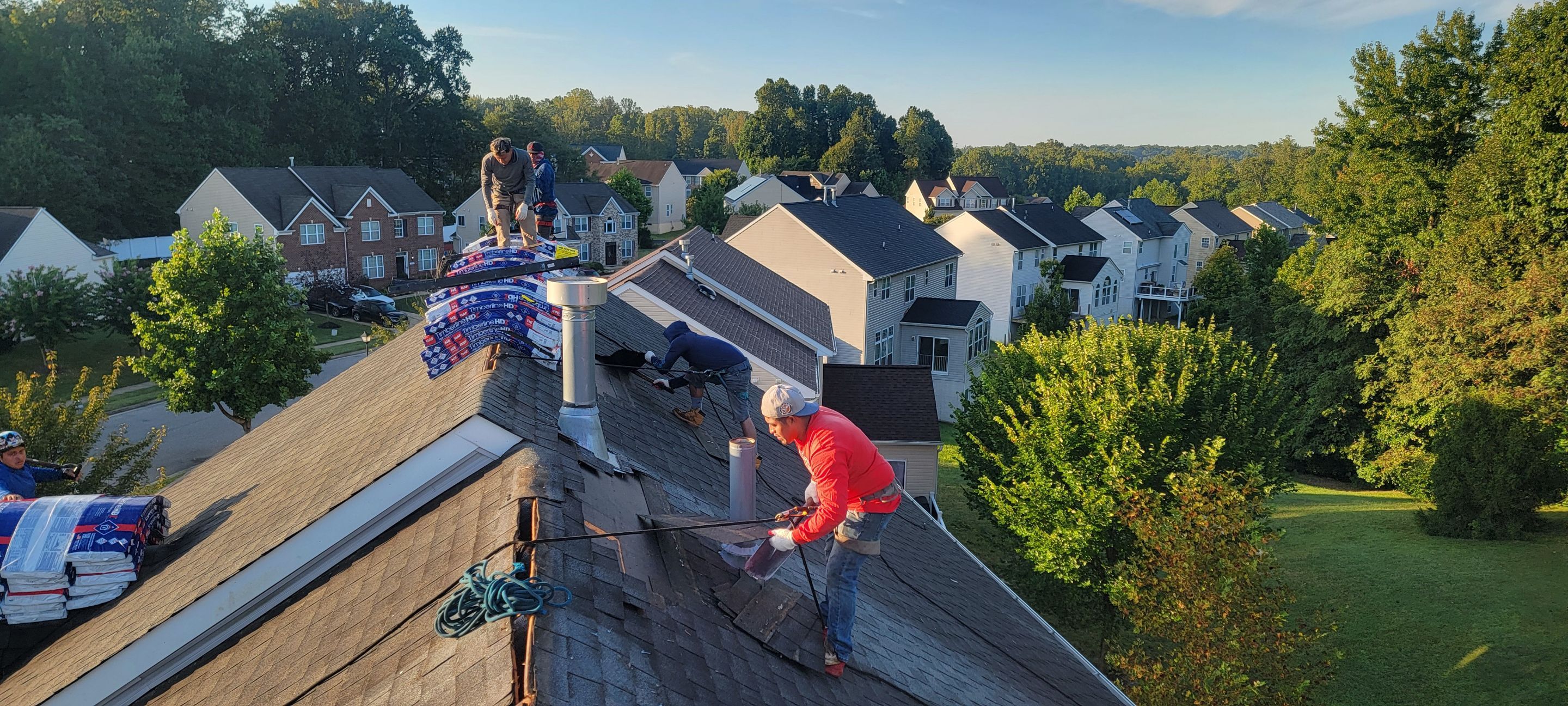 Roof Installation using GAF Timberline HDZ by ExteriorPros