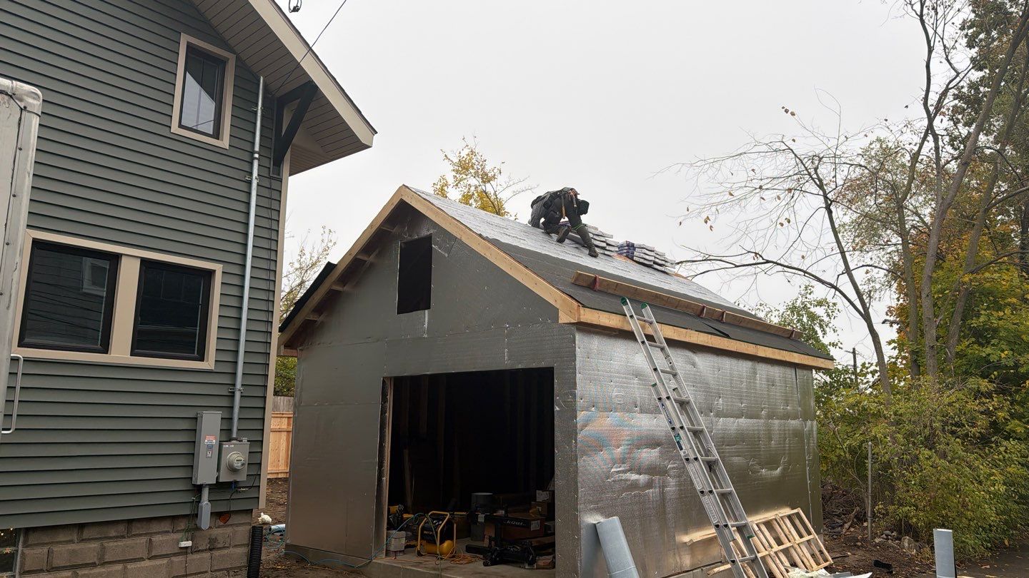 Siding Replacement using Alside Charter Oak D4.5" Deep Moss by 180 Contractors