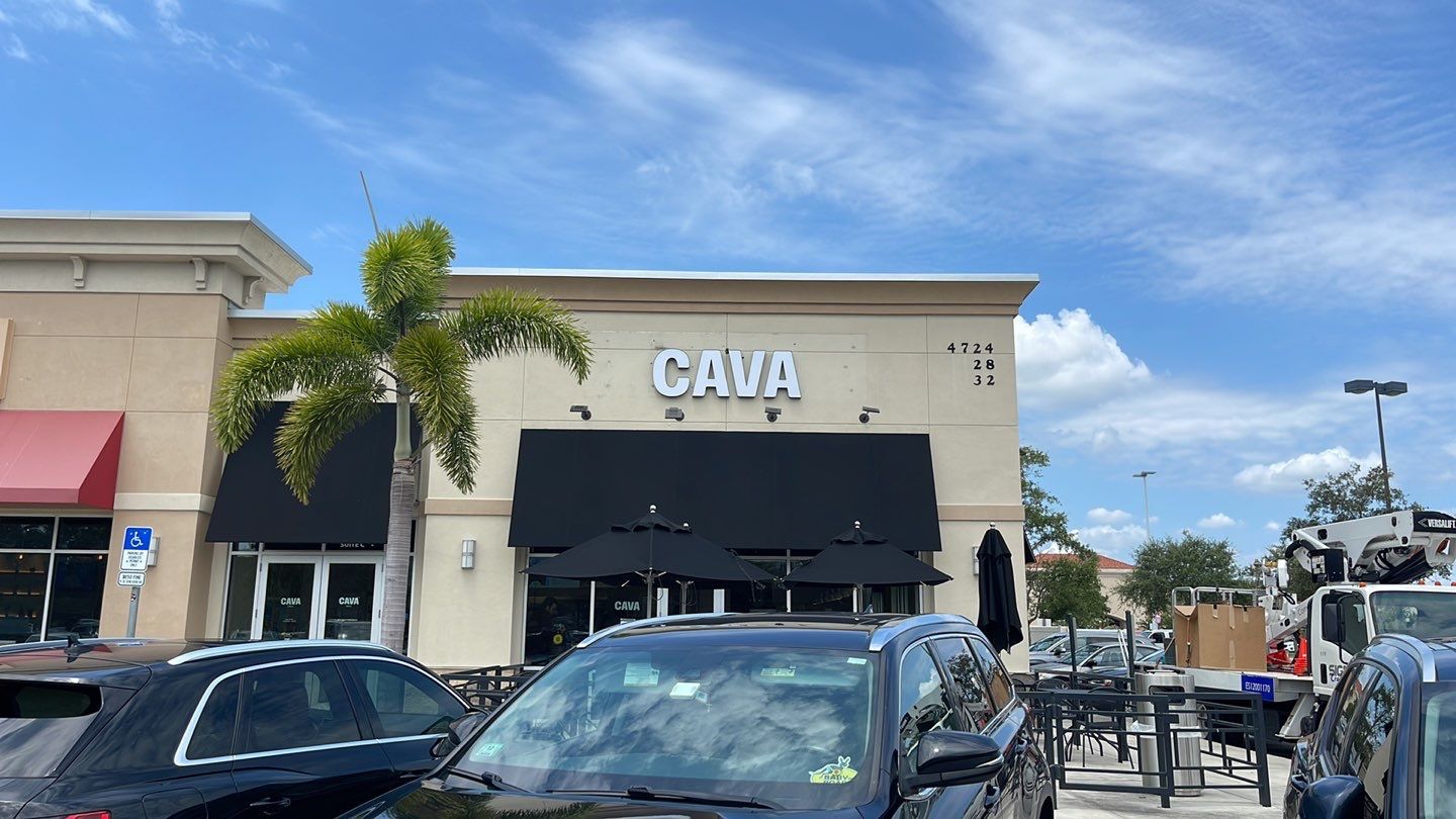 Channel Letter for CAVA by SignCrafters